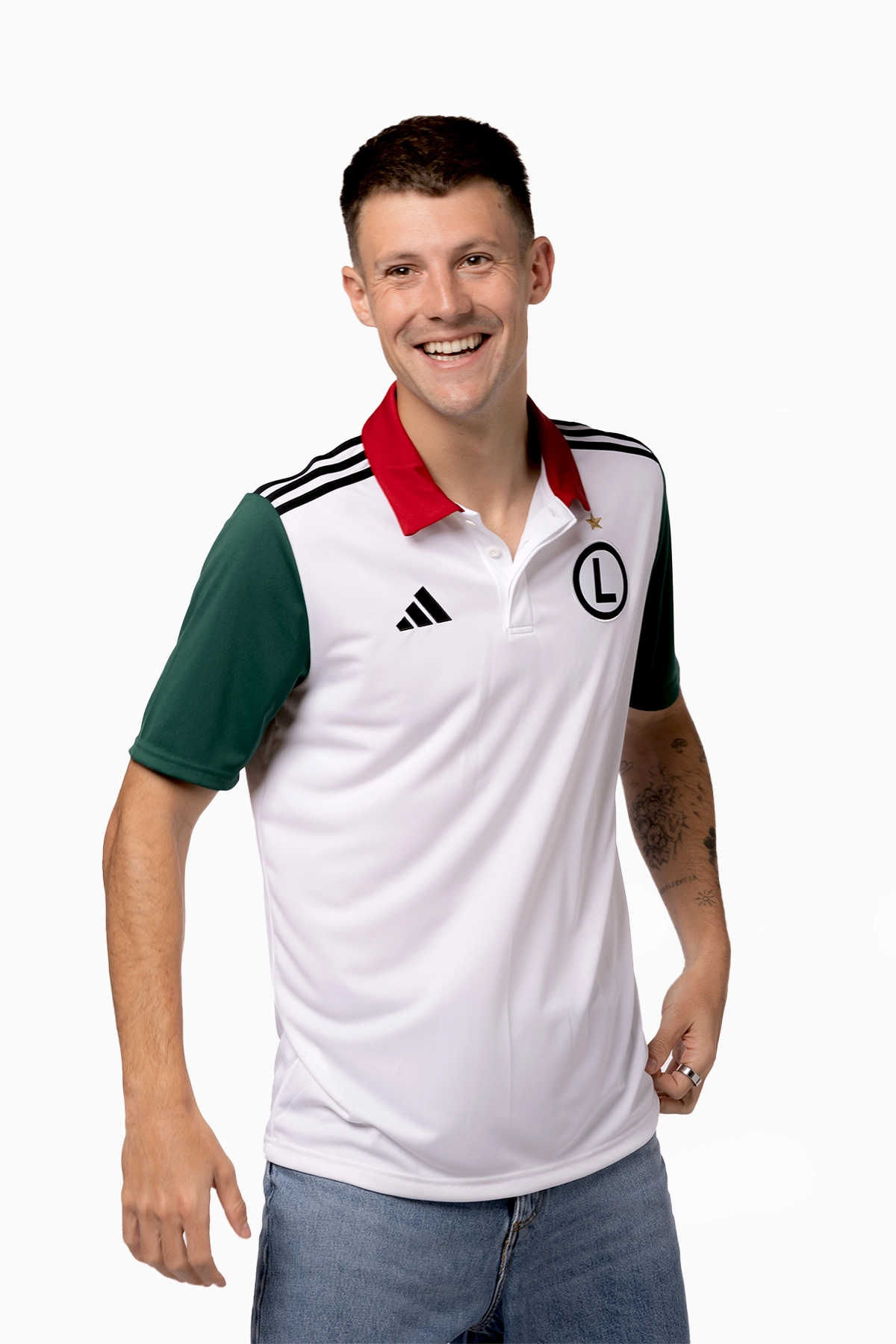 Koszulka adidas Legia Warszawa 24/25 Polo - Biały