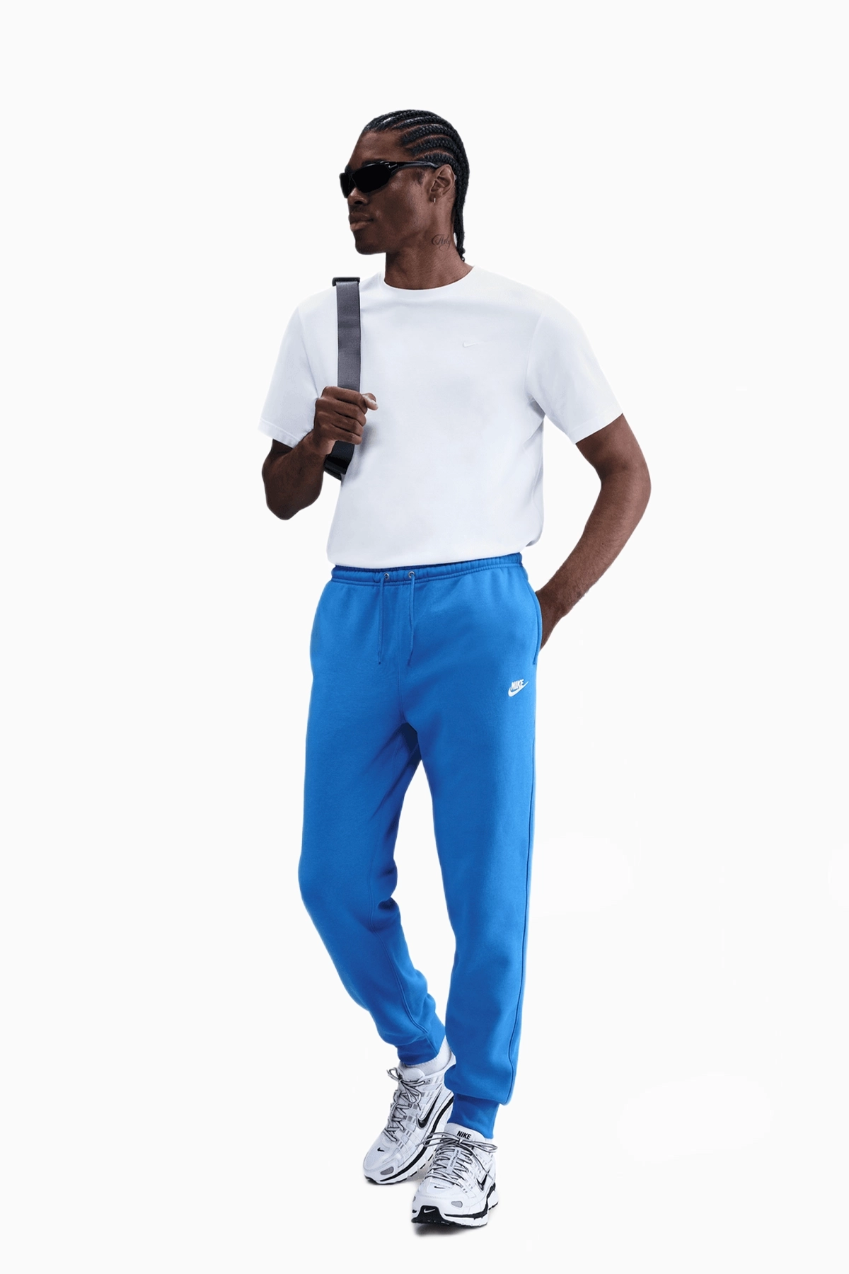 Spodnie Nike Club - Niebieski