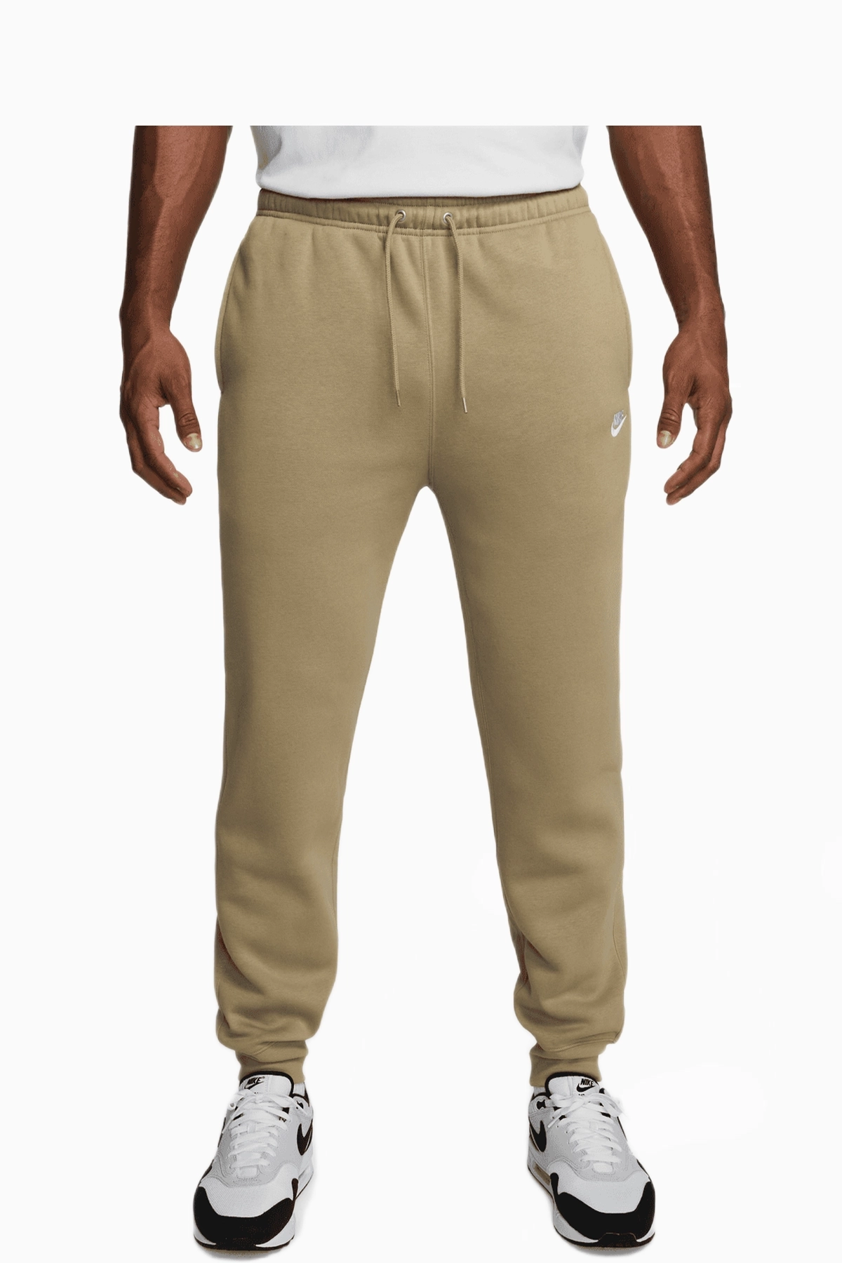 Spodnie Nike Club - Beżowy