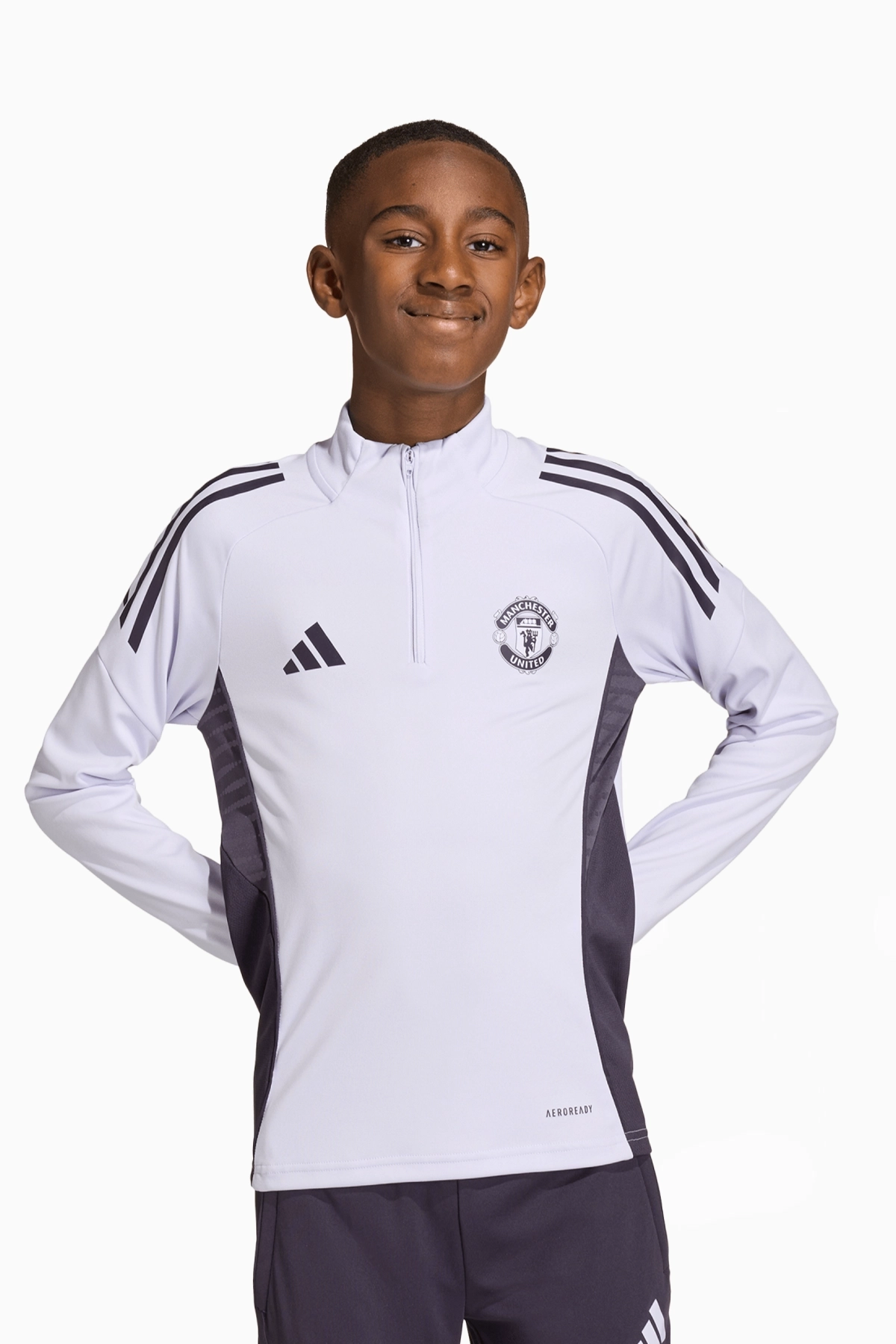 Bluza adidas Manchester United 25/26 Training Top Junior - Fioletowy