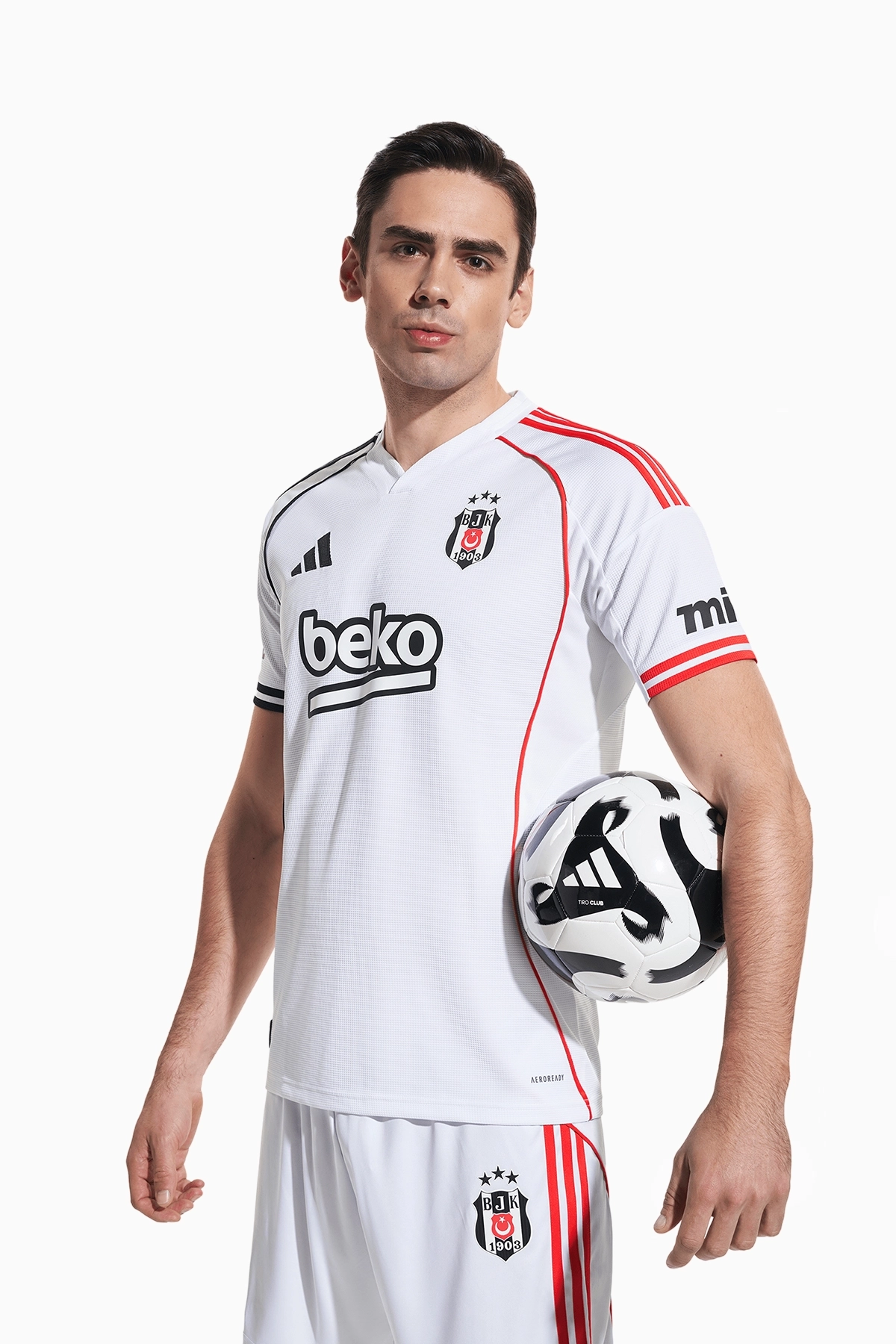 Koszulka adidas Beşiktaş JK 25/26 Domowa Replica - Biały