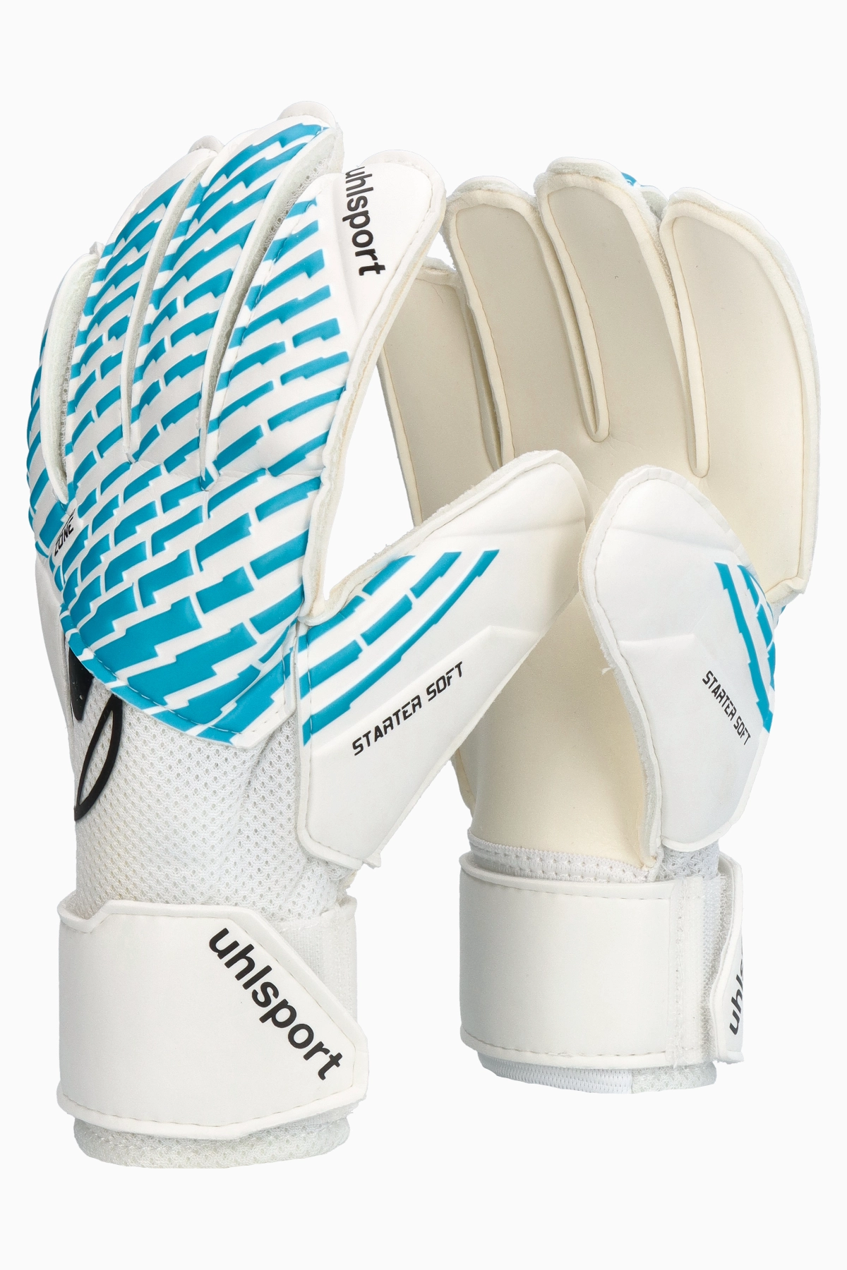 Rękawice Uhlsport Cybertec Starter Soft Junior - Biały