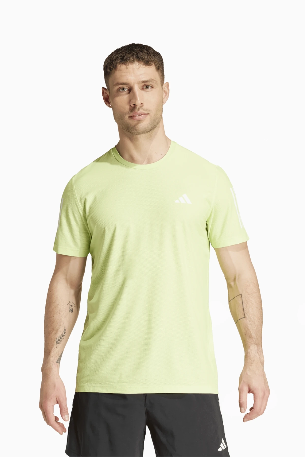 Koszulka adidas Own The Run - Limonkowy