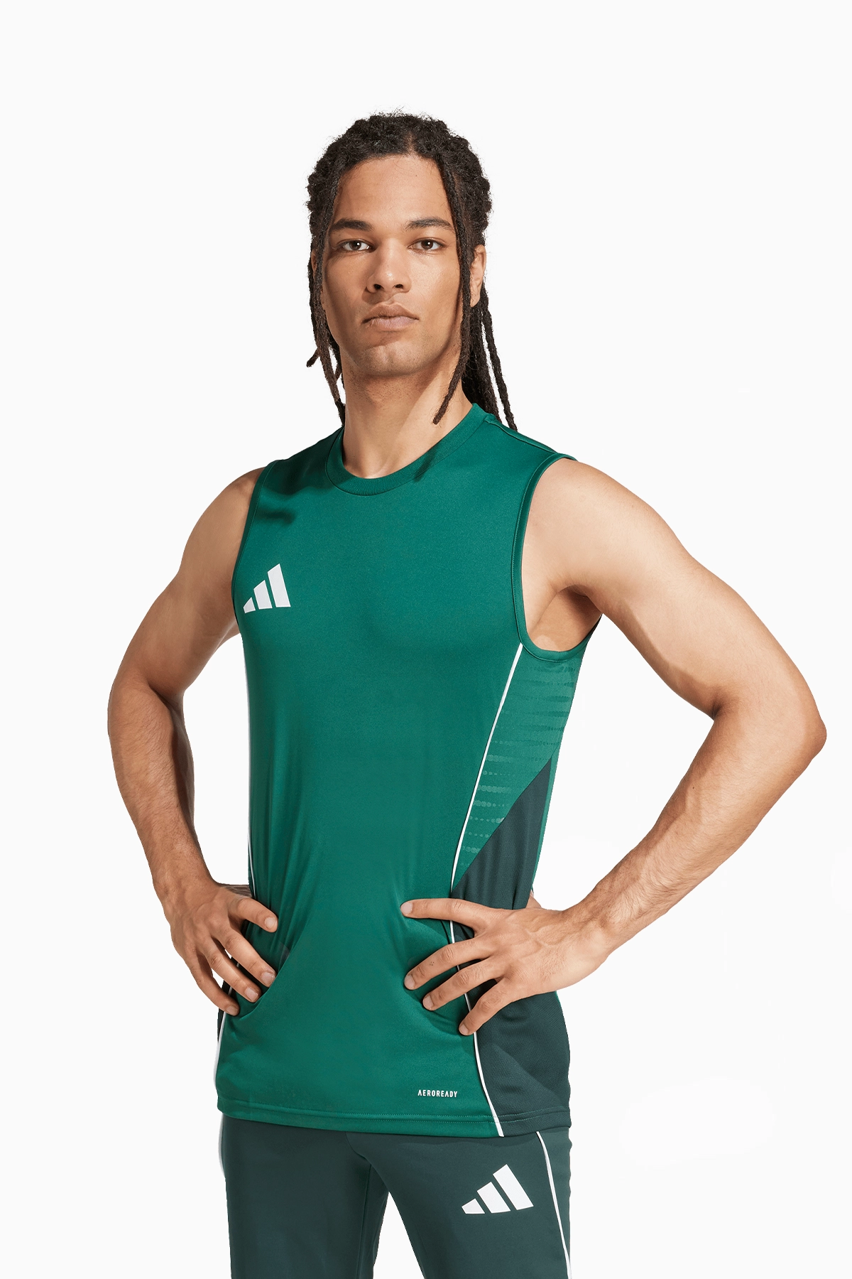 Koszulka bez rękawów adidas Tiro 25 Competition Training - Zielony