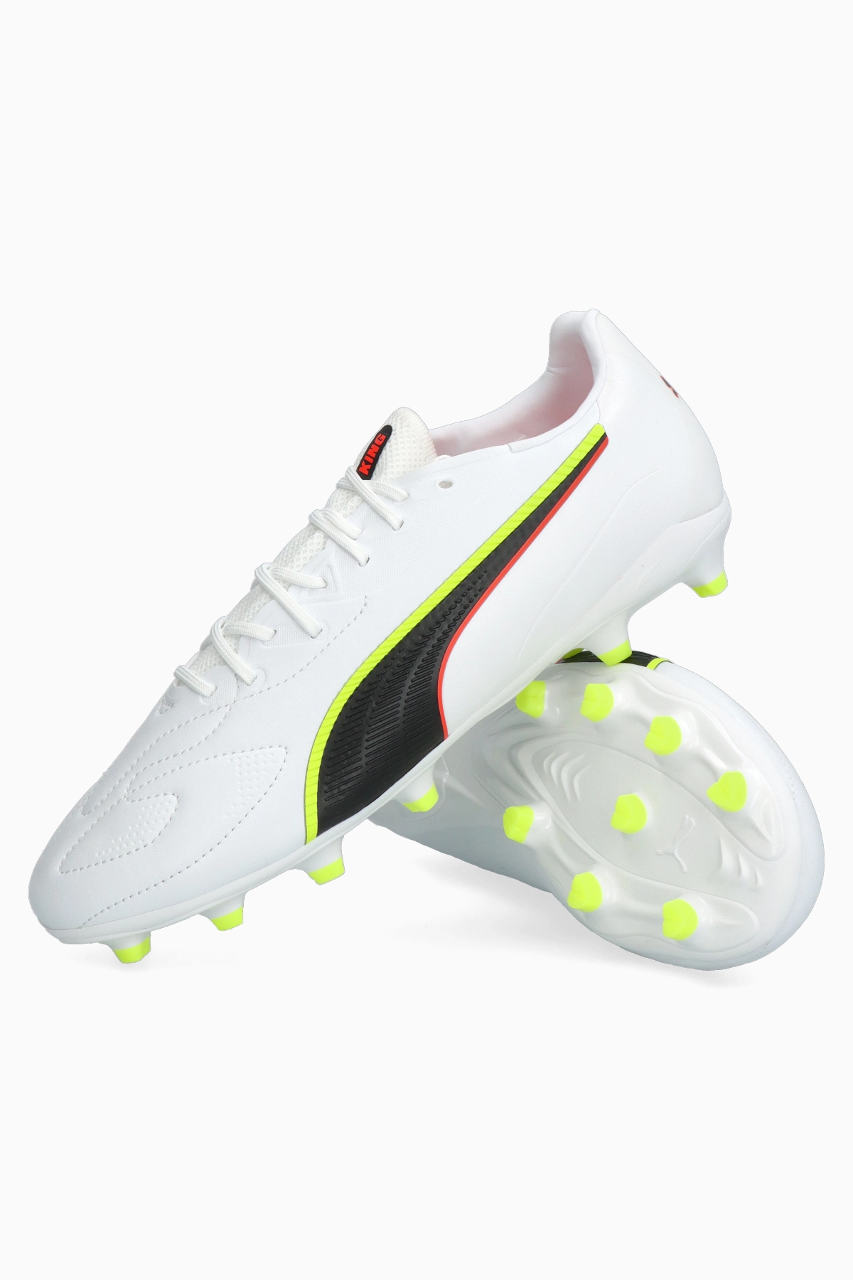 Korki Puma King 20 Match FG/AG Junior - Biały