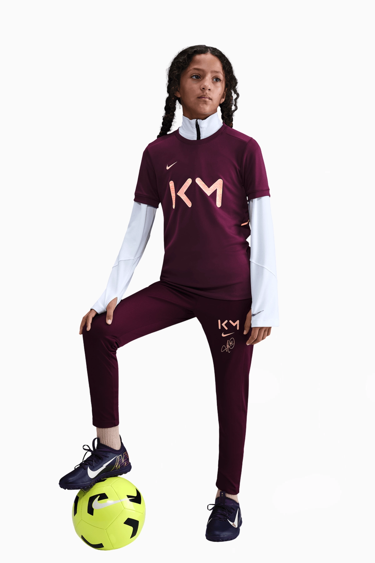 Koszulka Nike Kylian Mbappé Academy Junior - Bordowy