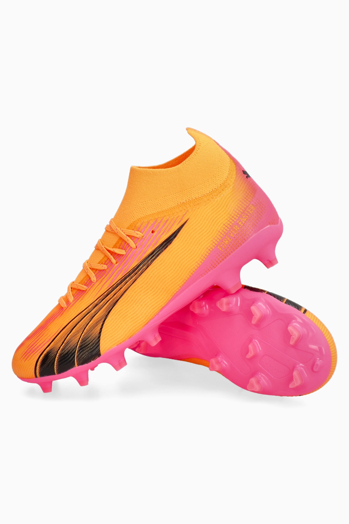 Korki Puma Ultra Pro FG/AG Junior - Pomarańczowy