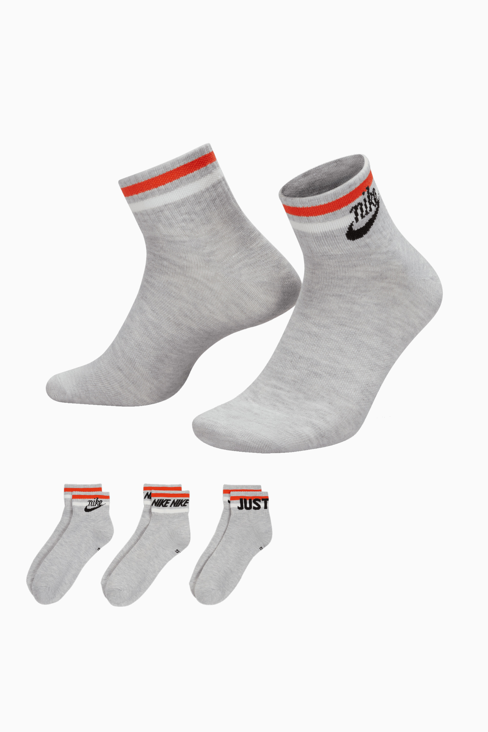 Skarpety Nike Everyday Essential 3-Pack - Szary