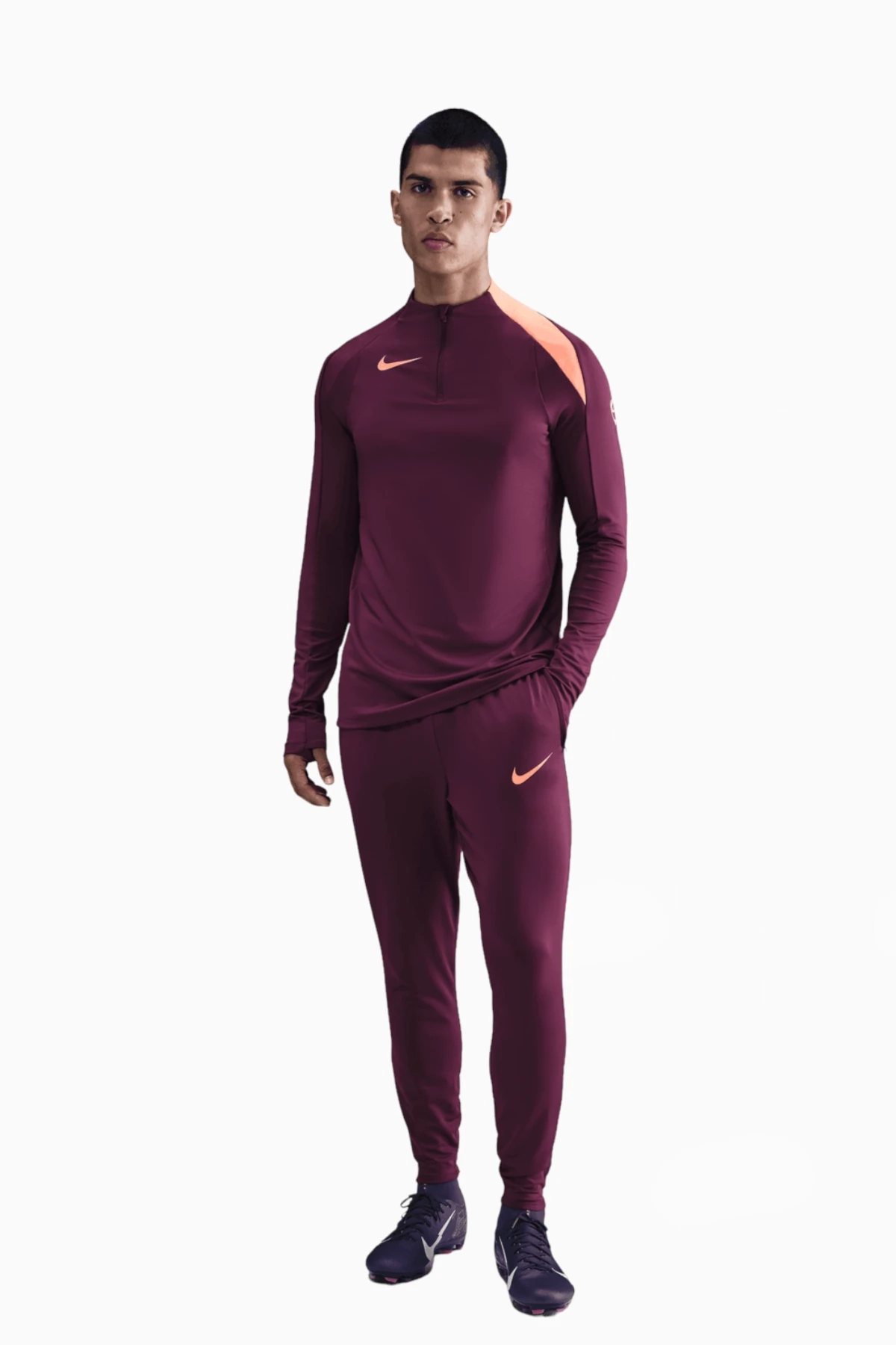 Spodnie Nike Dri-FIT Strike - Bordowy