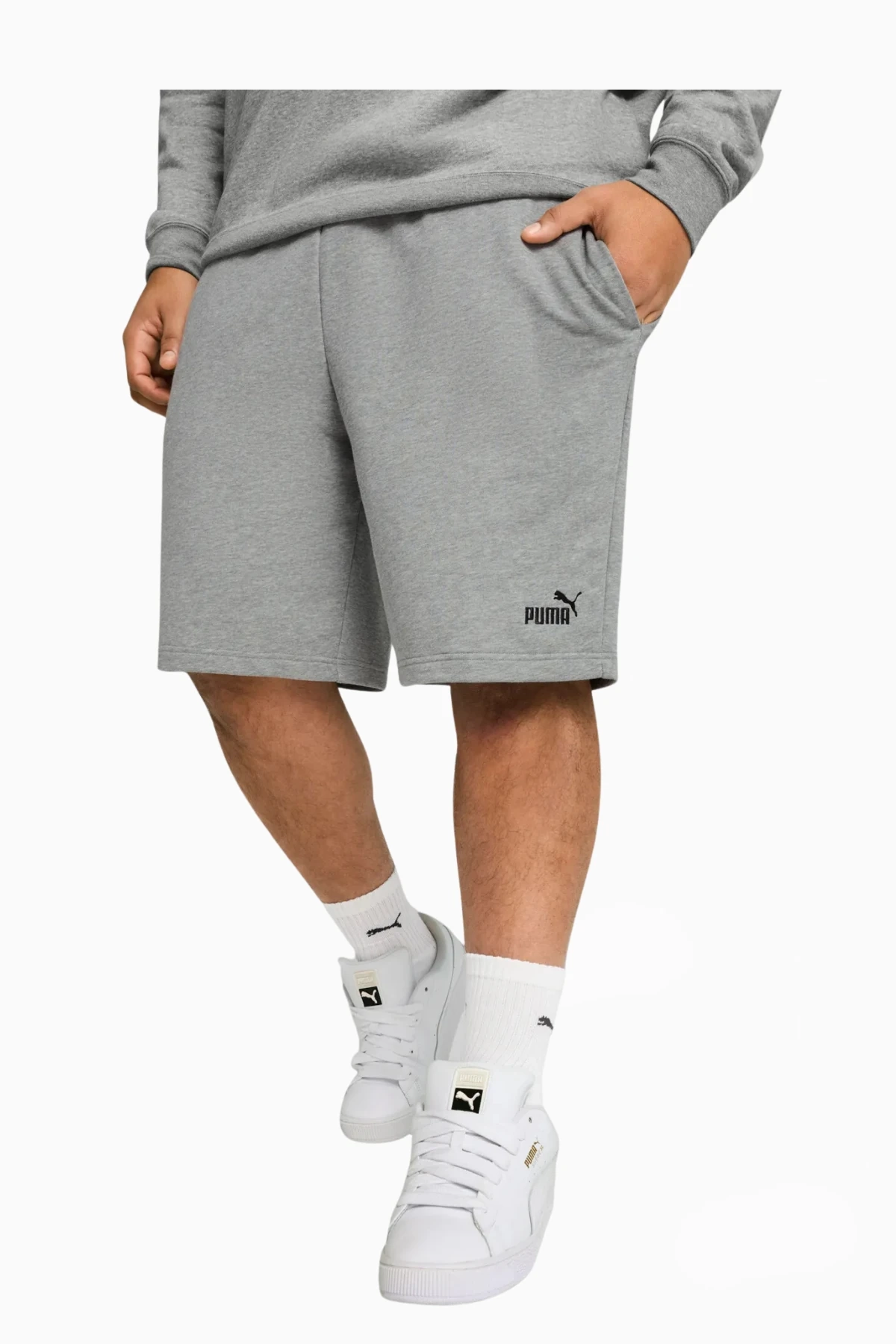 Spodenki Puma Essentials No. 1 Logo - Szary