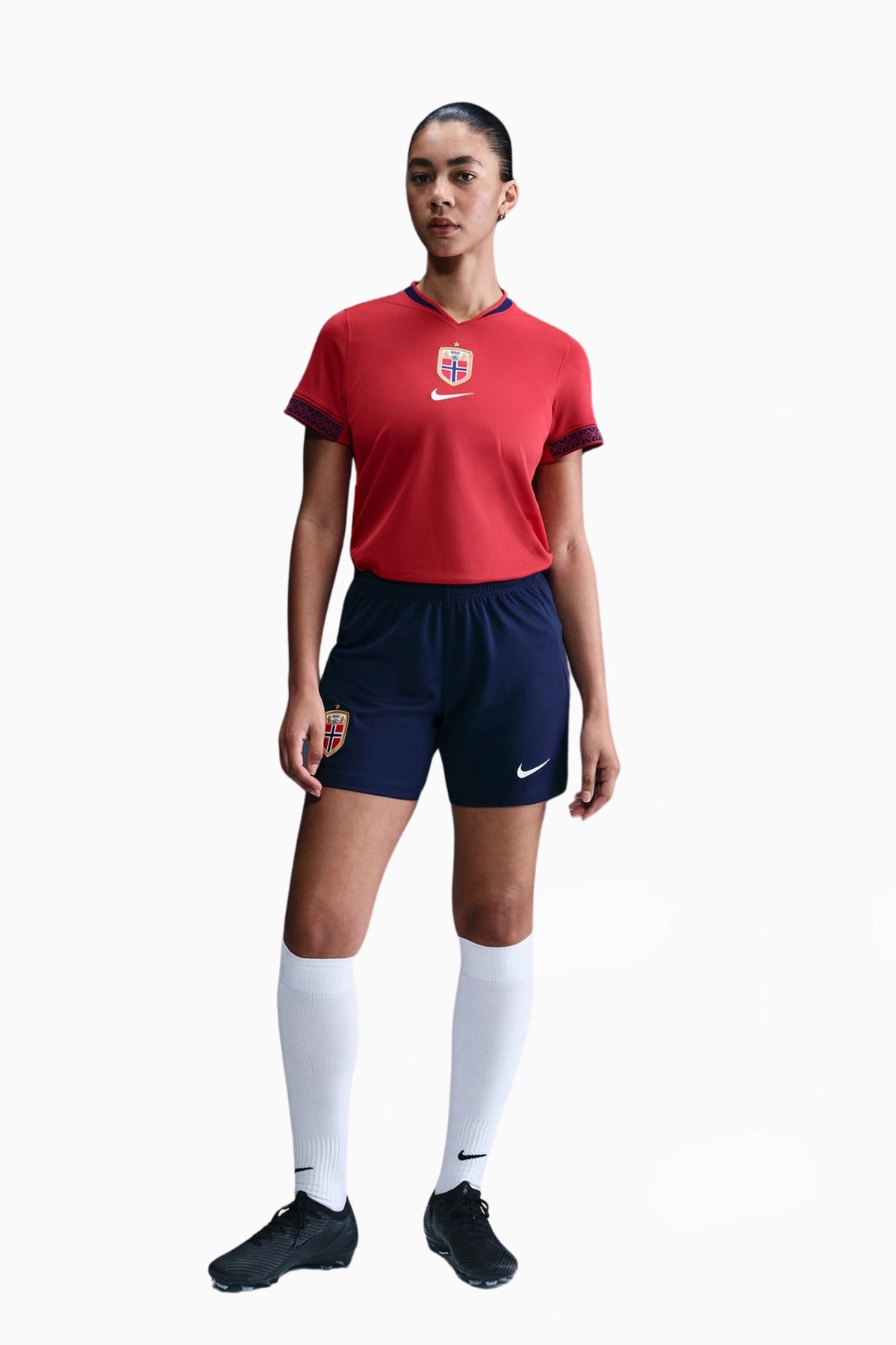 Spodenki Reprezentacji Norwegii Nike 2025 Domowe Stadium Damskie - Granatowy