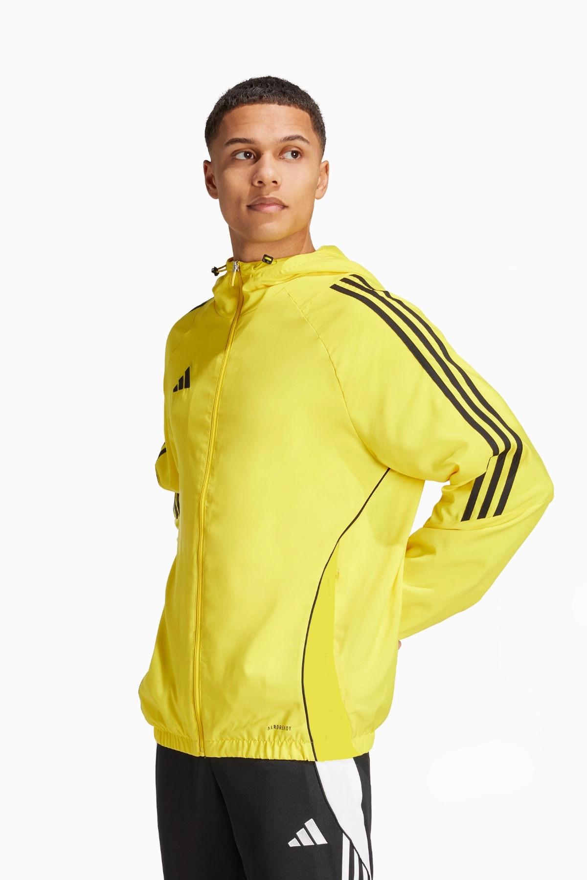 Kurtka adidas Tiro 24 Windbreaker - Żółty