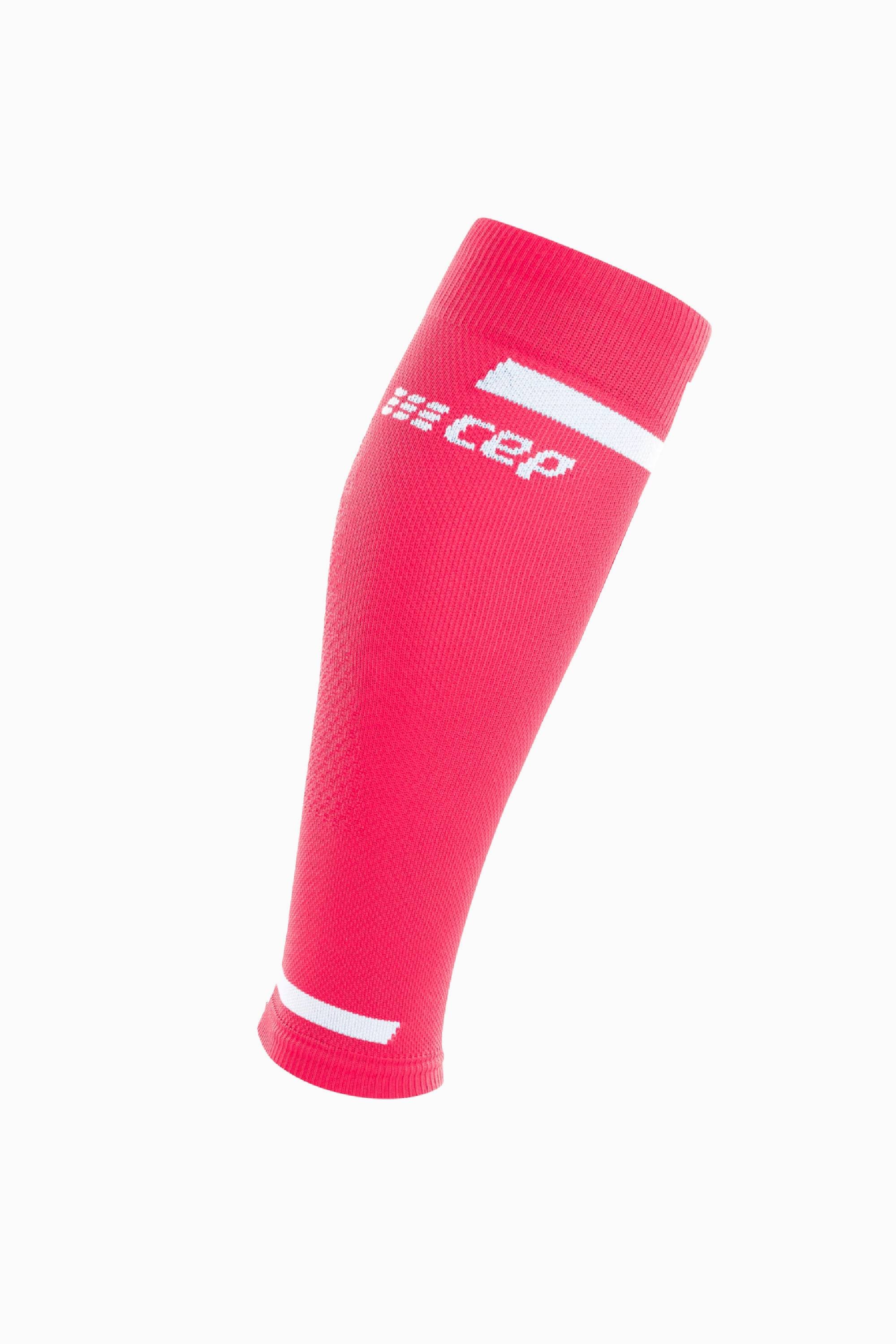 Opaski kompresyjne CEP The Run Calf Sleeves - Różowy