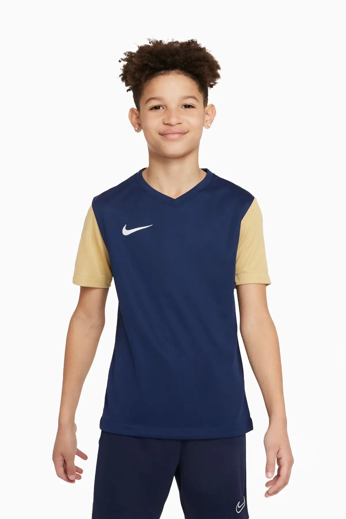Koszulka Nike Dry Tiempo Premier II Junior - Granatowy