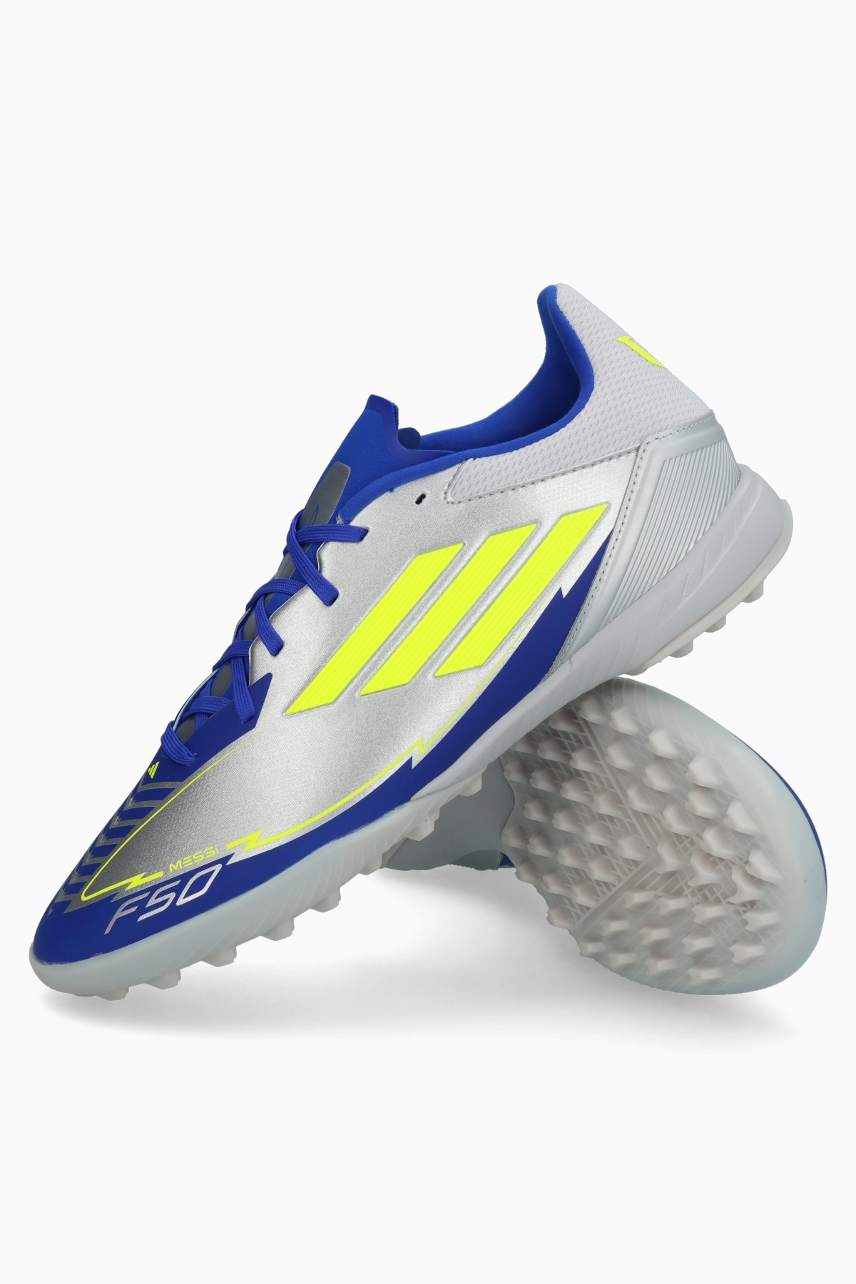 Turfy adidas F50 League Messi TF - Srebrny