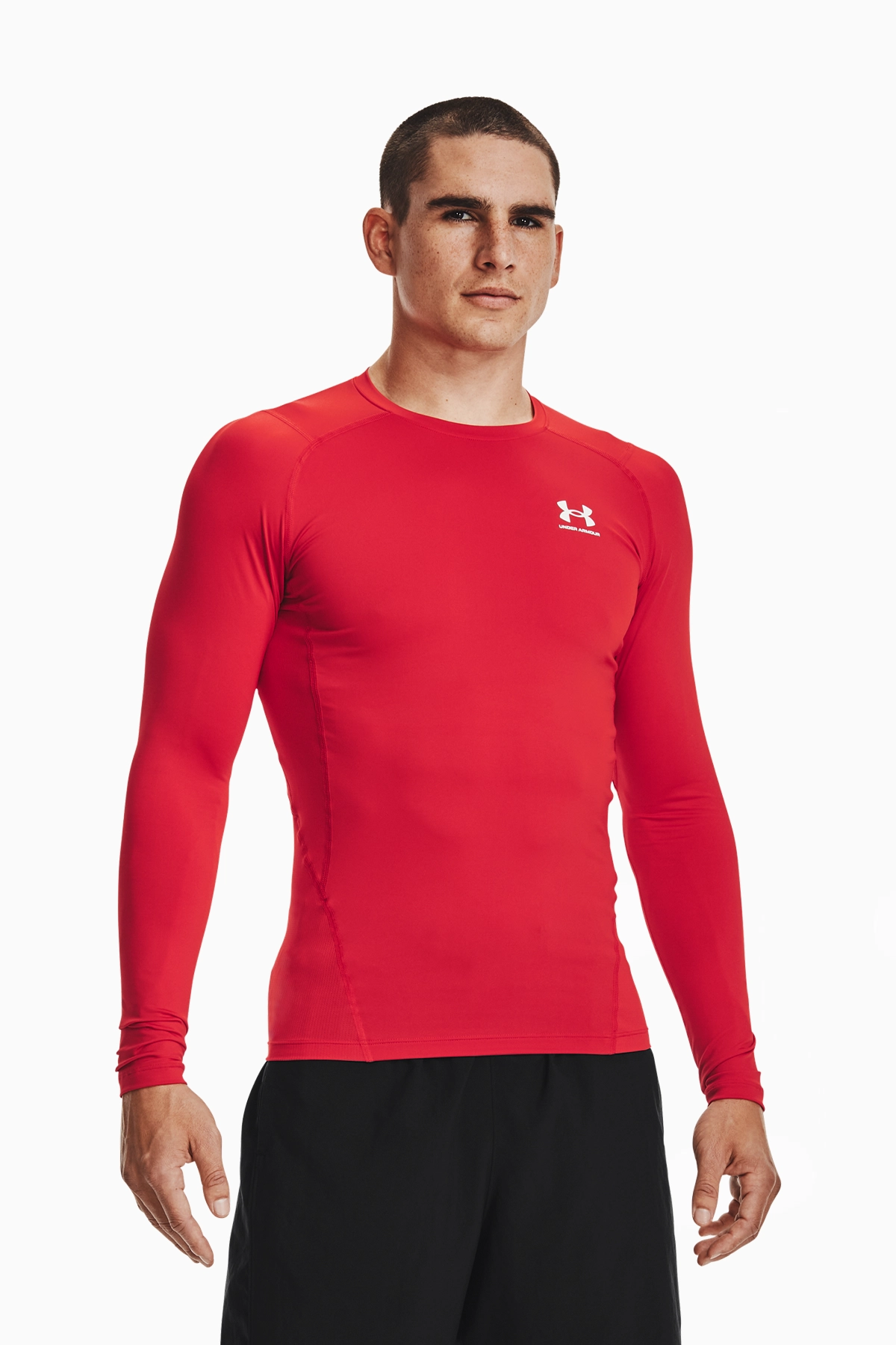 Koszulka Termoaktywna Under Armour HeatGear LS - Czerwony