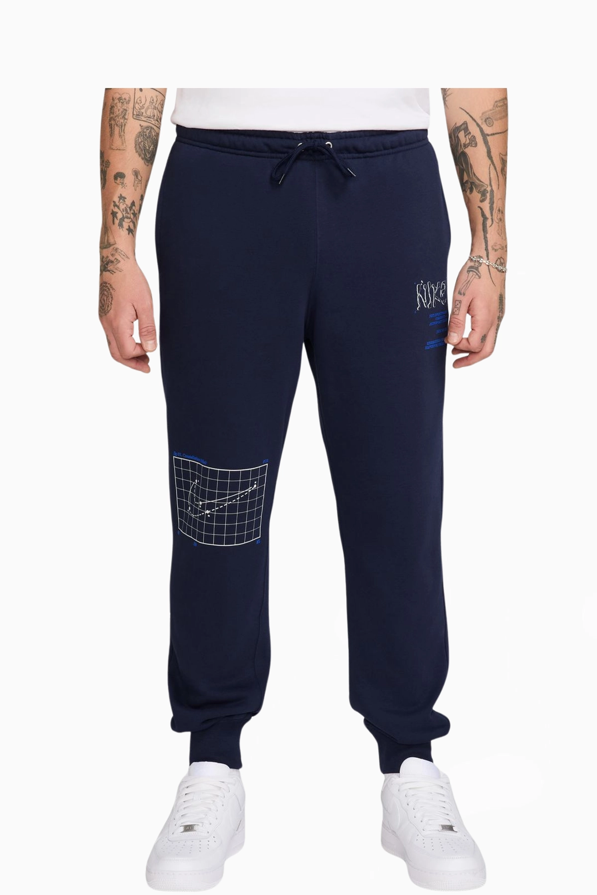 Spodnie Nike Club - Granatowy