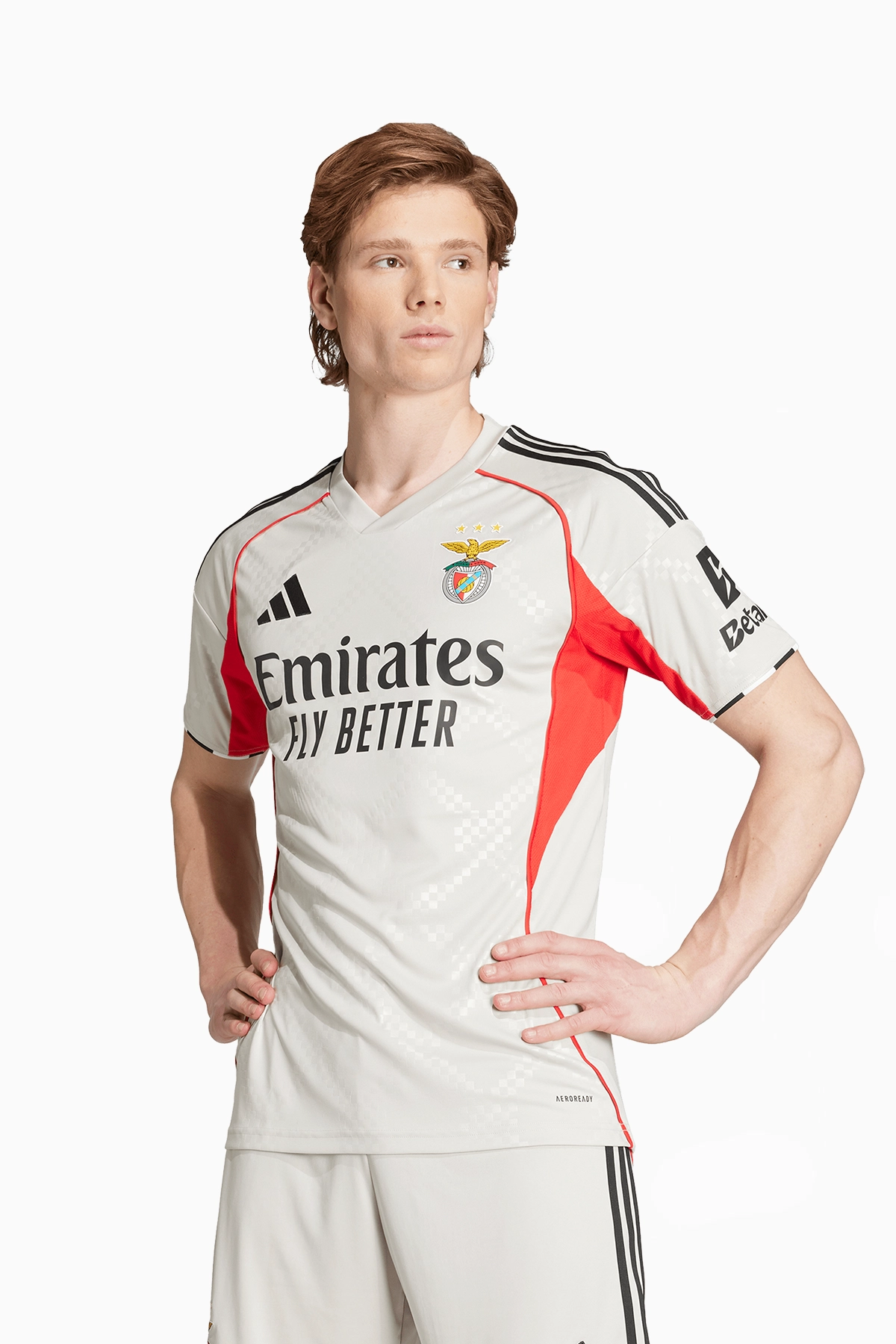 Koszulka adidas SL Benfica 25/26 Wyjazdowa Replica - Beżowy