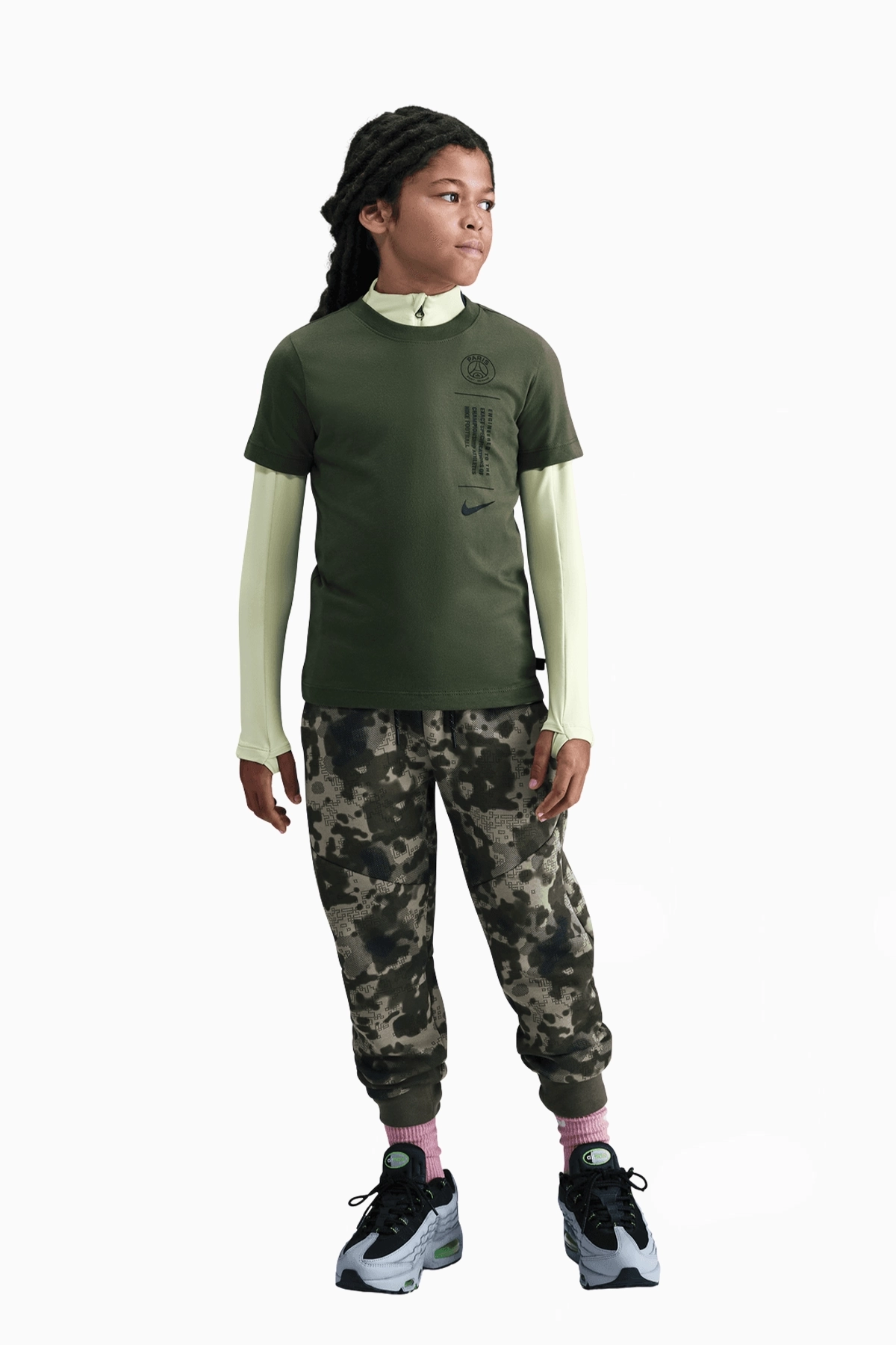 Koszulka Nike PSG 25/26 Tee Junior - Zielony