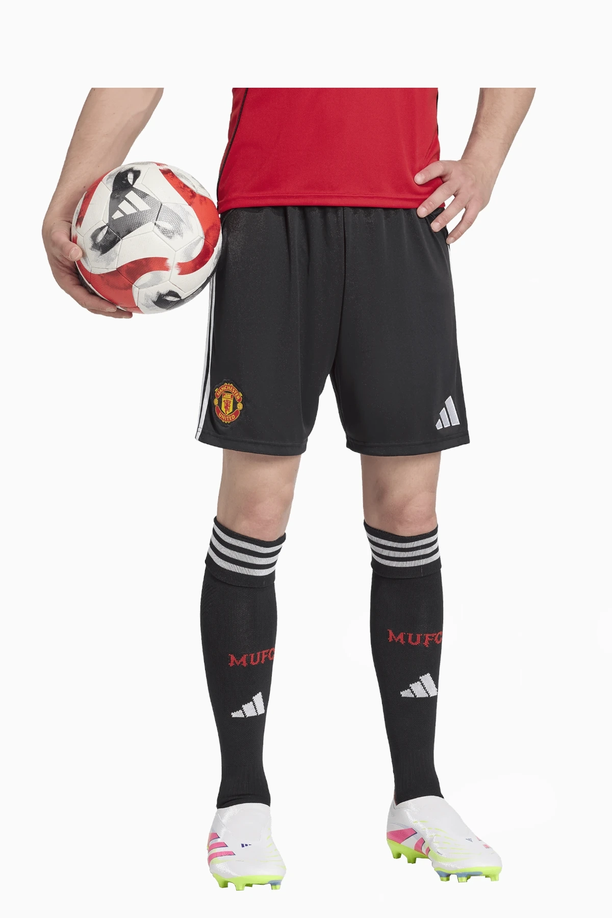 Spodenki adidas Manchester United 25/26 Domowe - Czarny