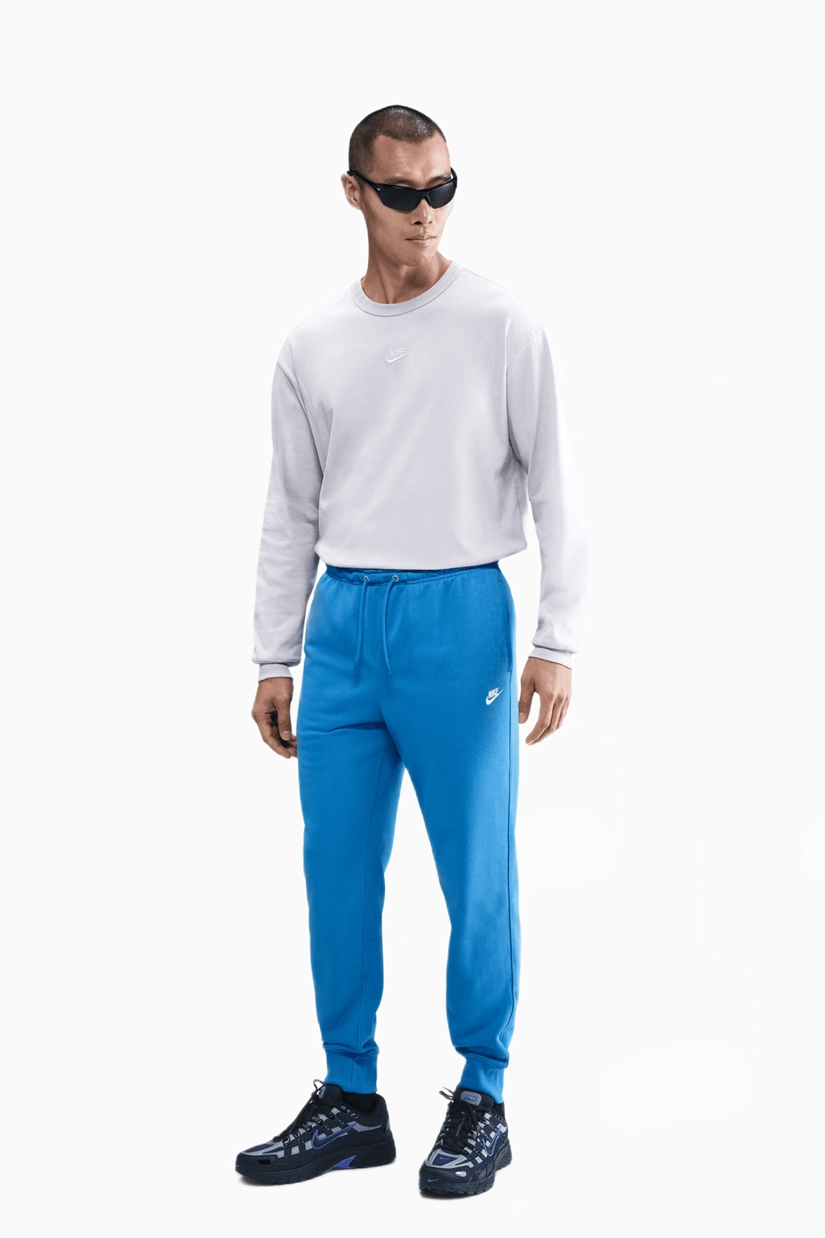 Spodnie Nike Club - Niebieski