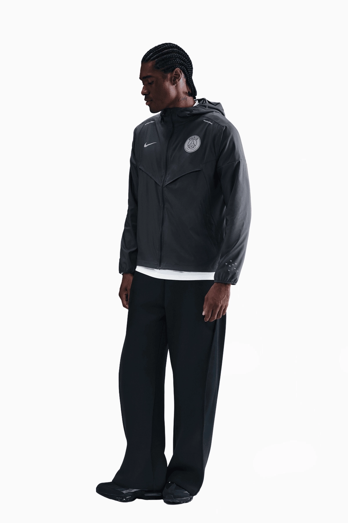 Kurtka Nike PSG 25/26 Impossibly Light Windrunner - Czarny