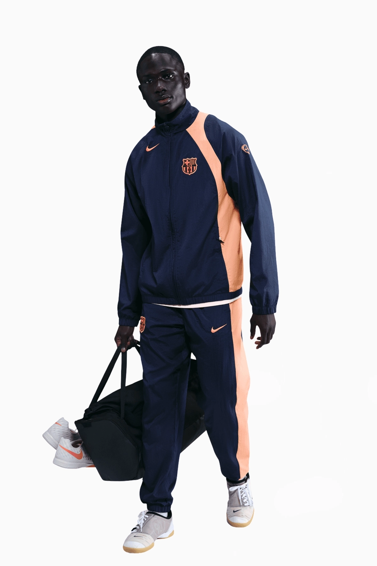 Kurtka Nike FC Barcelona 25/26 Total 90 Track - Granatowy