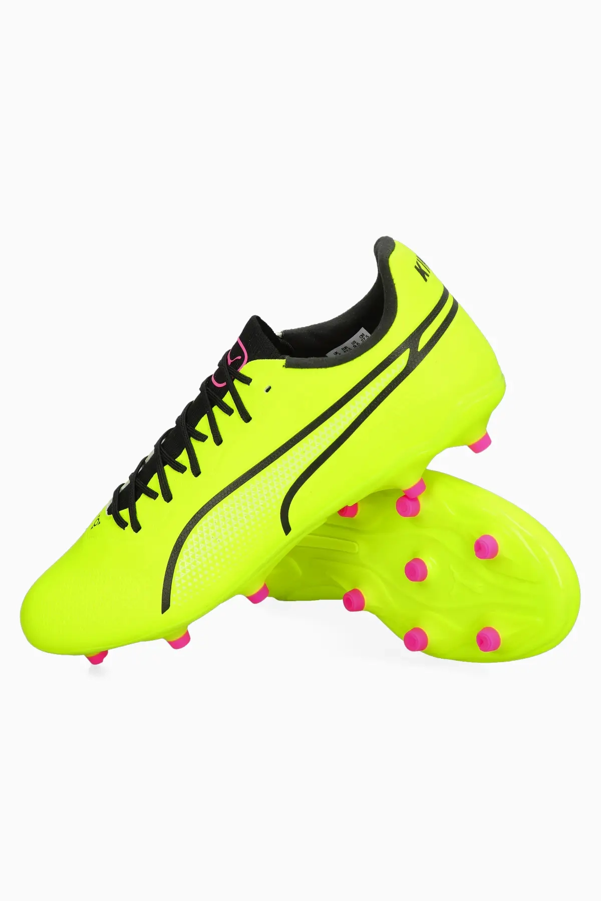 Korki Puma King Pro FG/AG - Limonkowy