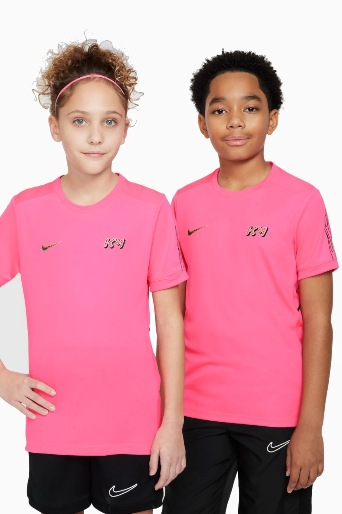 Koszulka Nike Kylian Mbappé Academy Junior - Różowy