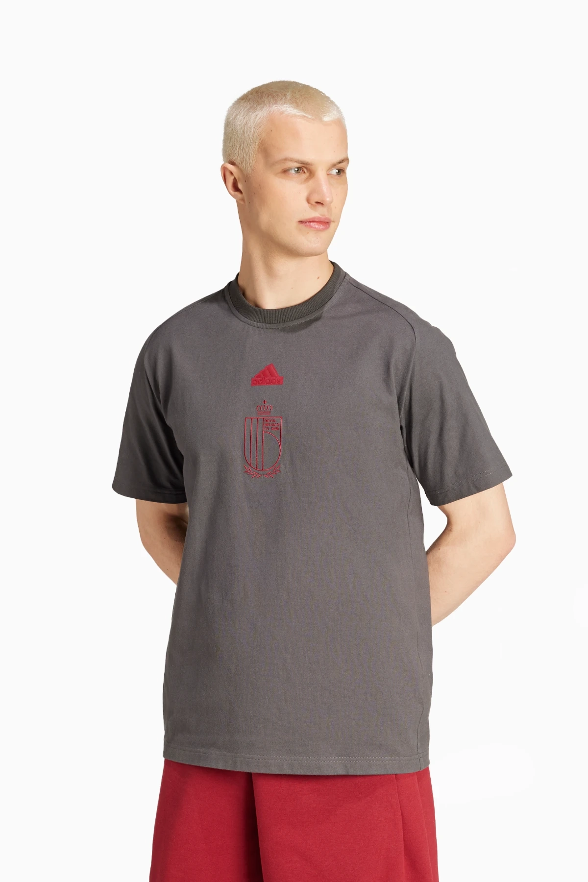 Koszulka Reprezentacji Belgii adidas Travel - Szary