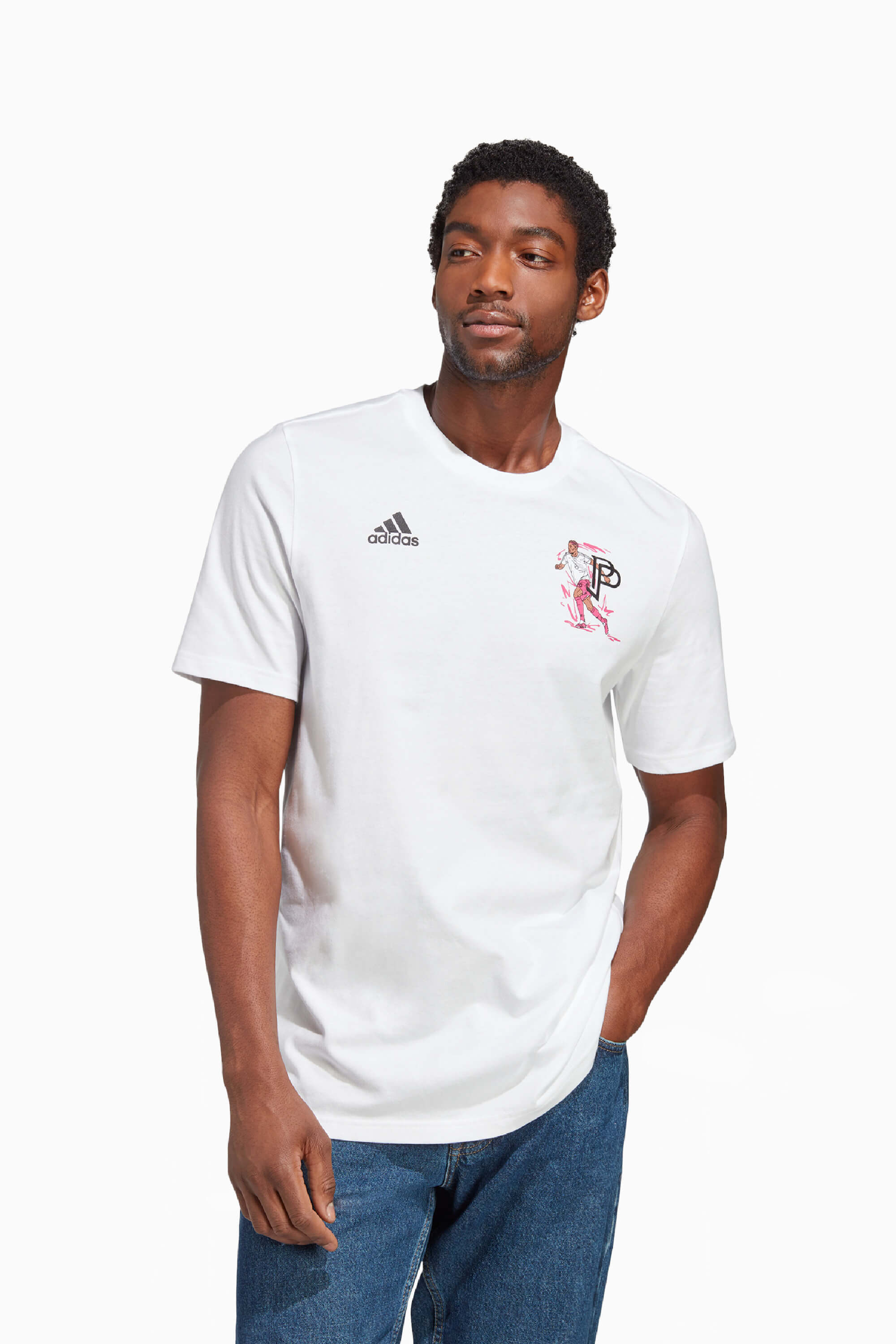 Koszulka adidas Pogba Icon Graphic Tee - Biały