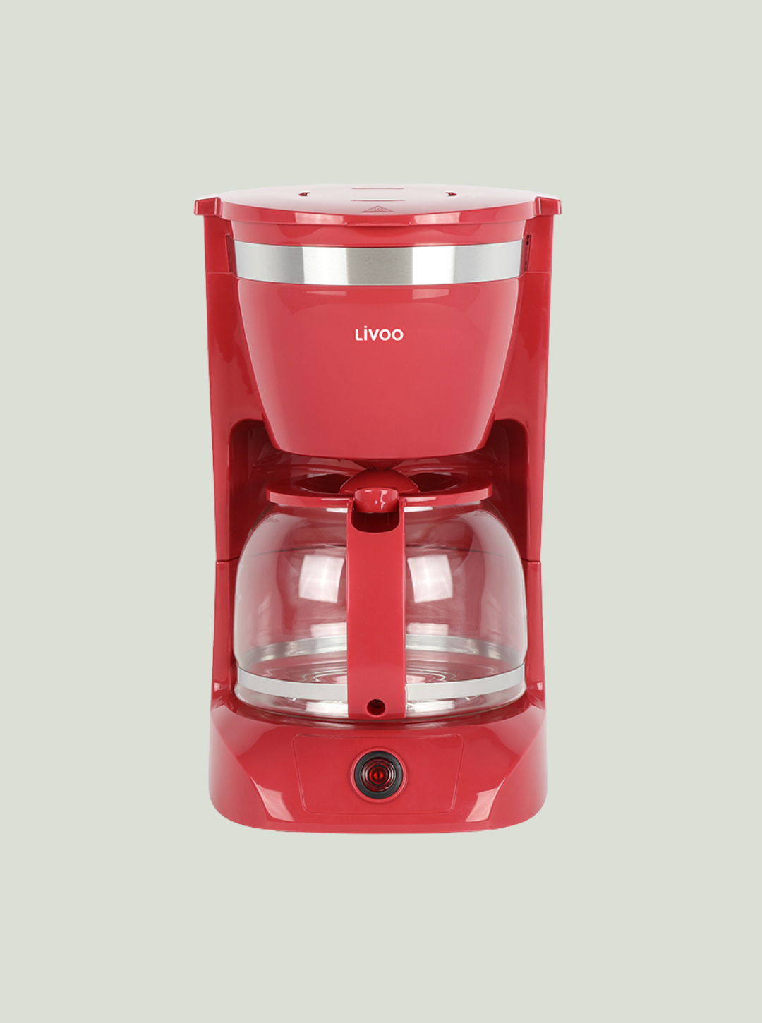 Elektryczny ekspres do kawy Czerwony LIVOO