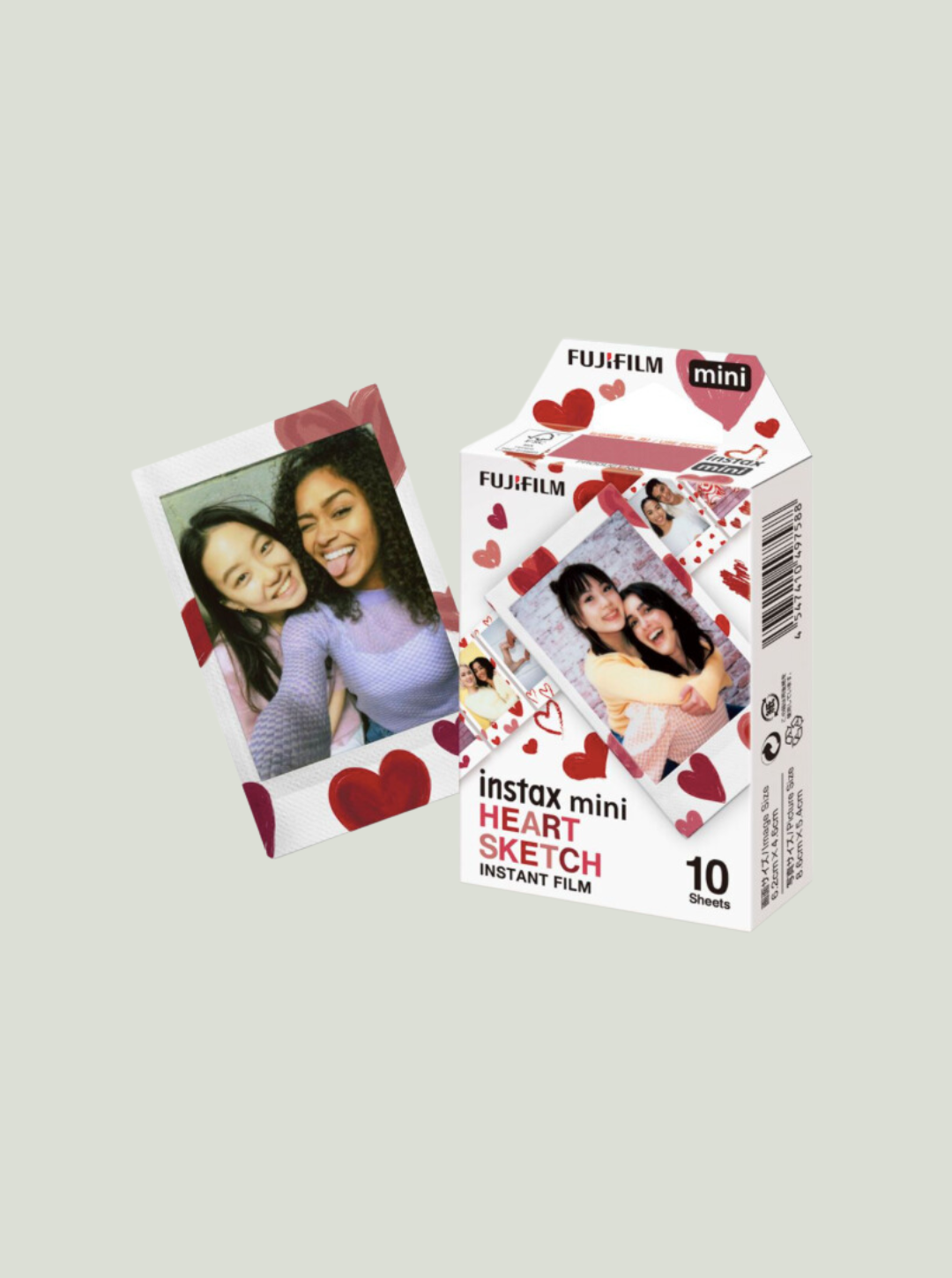 Fujifilm Instax Mini Film Heart Sketch