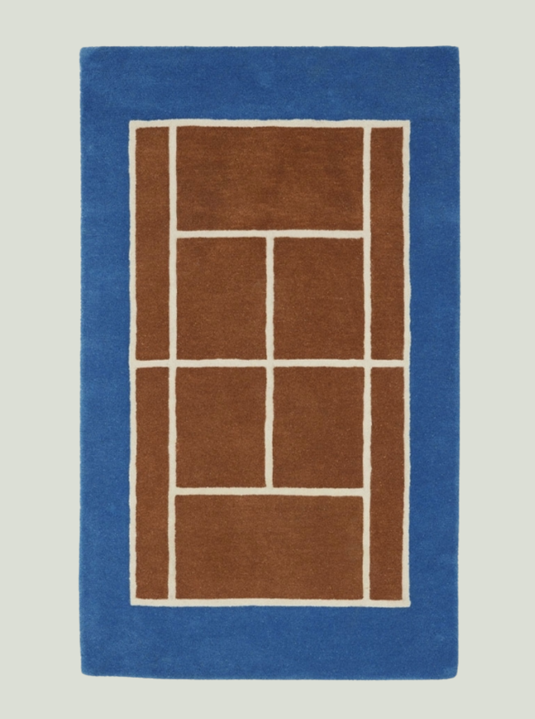 Dywan Tennis Rug Caramel / Optic Blue OYOY Mini