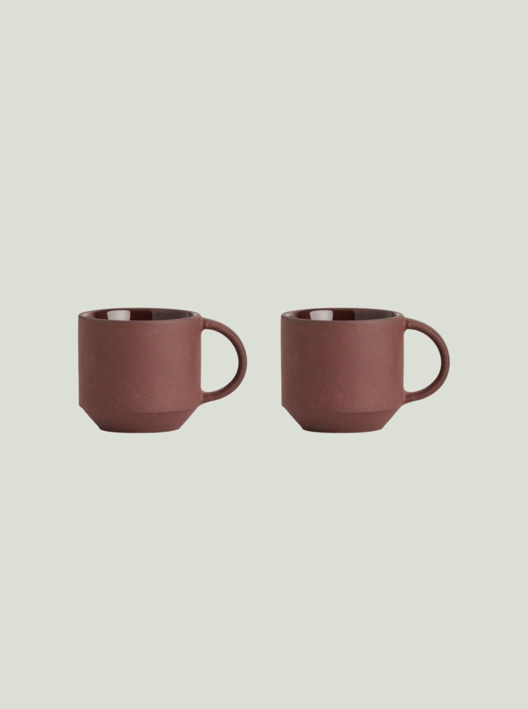 Kubek Yuka Espresso Cup Dark OYOY - Zestaw 2 sztuk