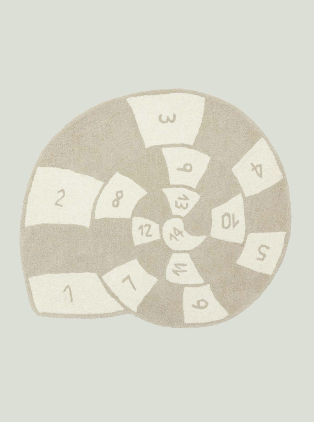 Dywan Nautilus Hopscotch Rug Clay / Offwhite OYOY Mini