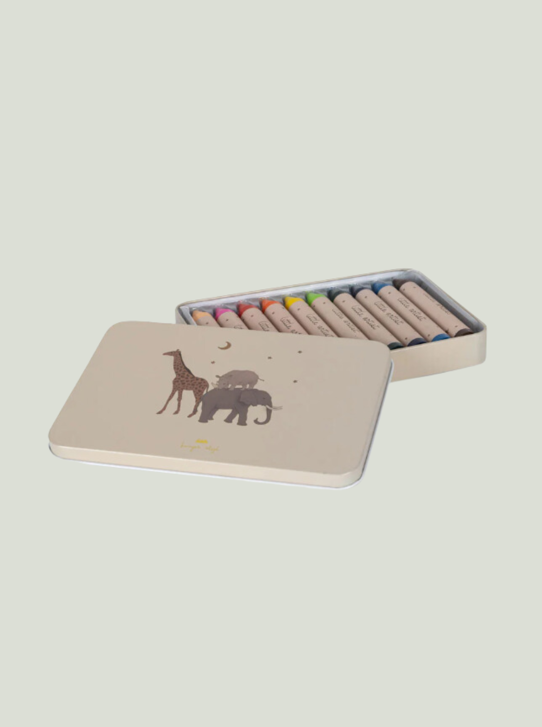 Kredki Wosk Przczeli 10 SZT safari Konges Sløjd