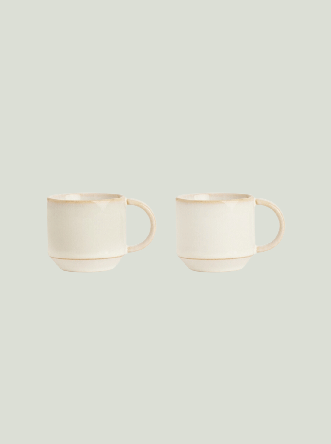 Kubek Yuka Espresso Cup Offwhite OYOY - Zestaw 2 sztuk