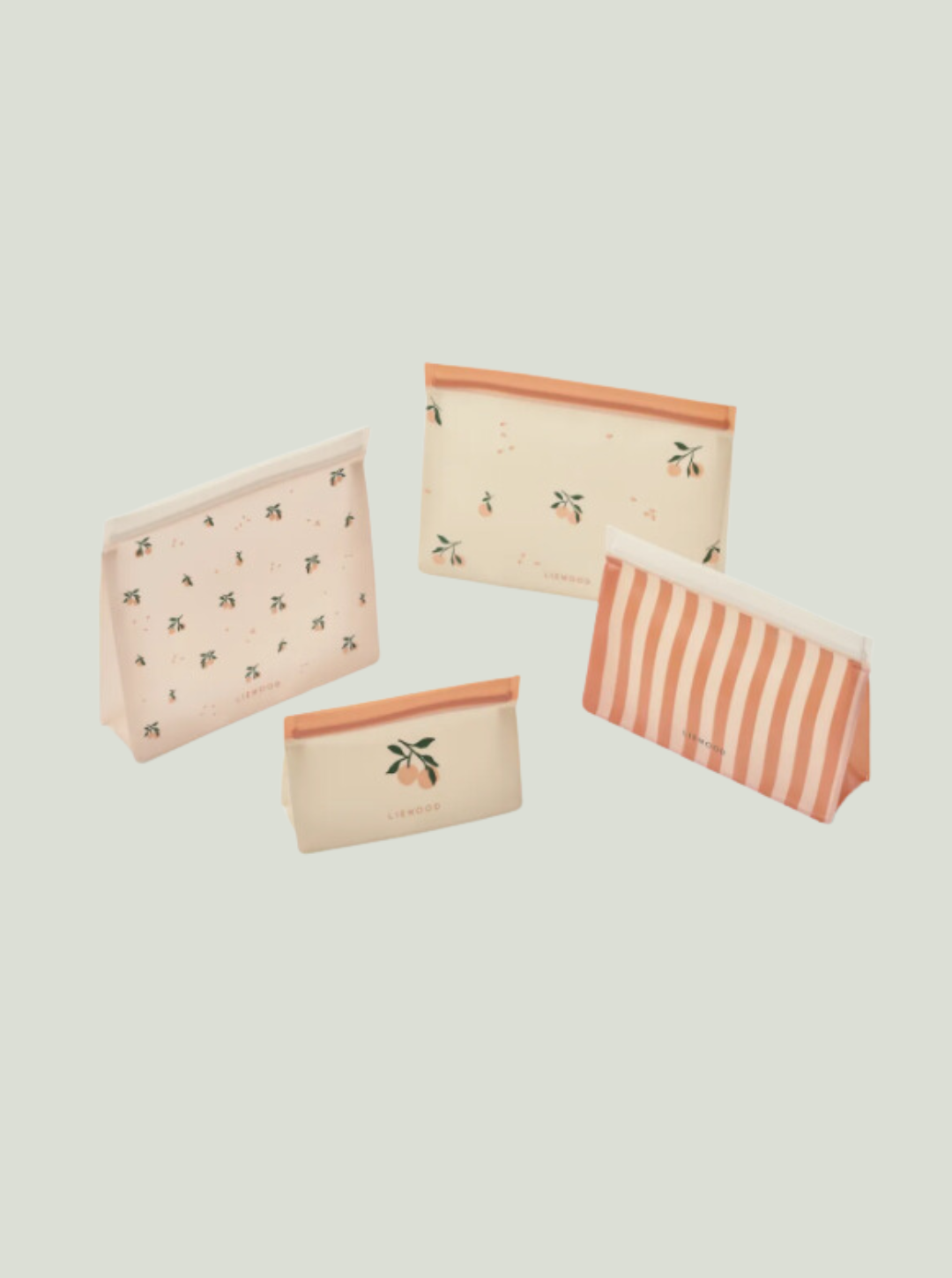 Woreczki na jedzenie Keith 4-Pack Peach / Sea shell LIEWOOD