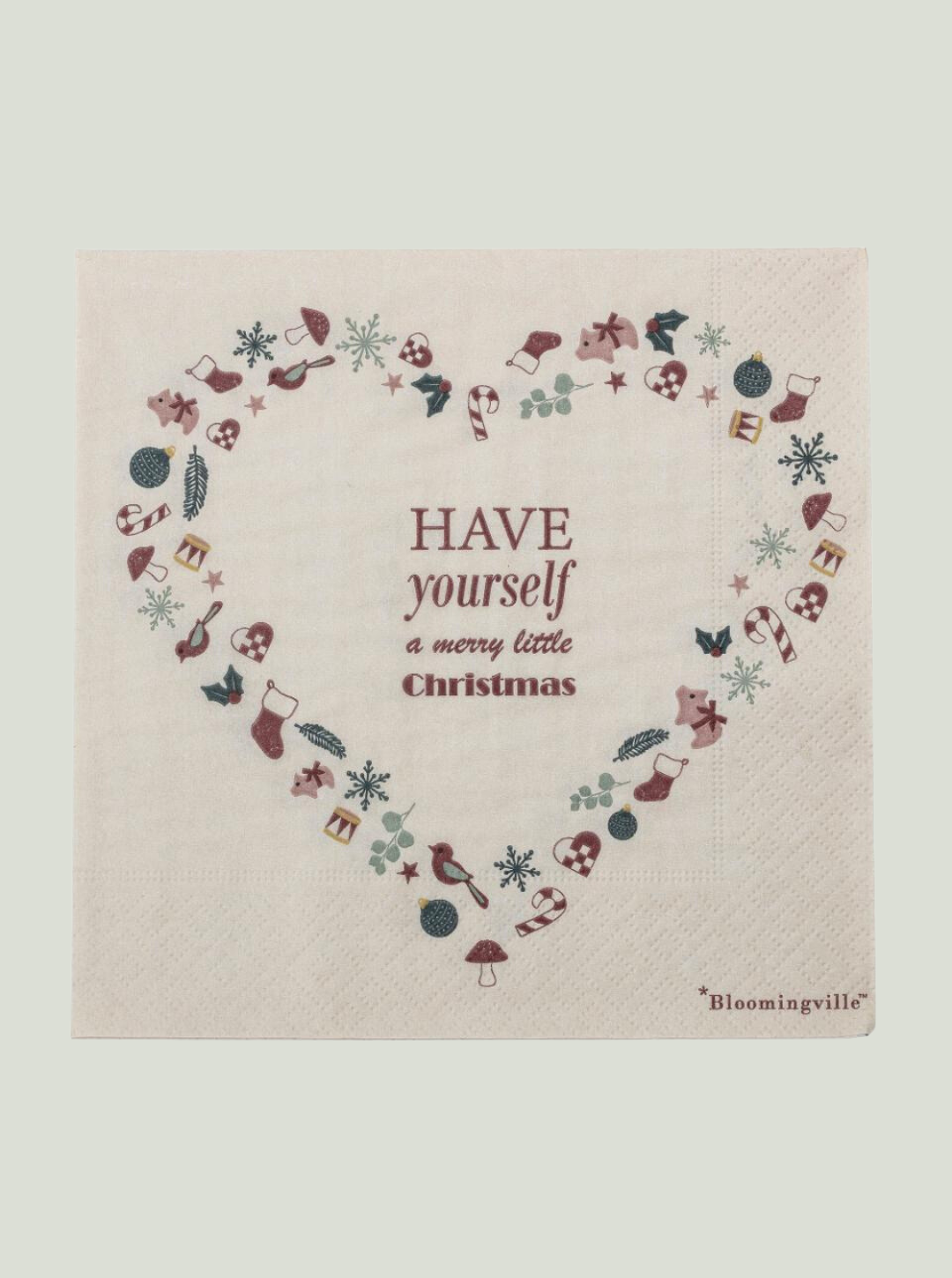 Serwetka Paia, czerwona, papier Bloomingville