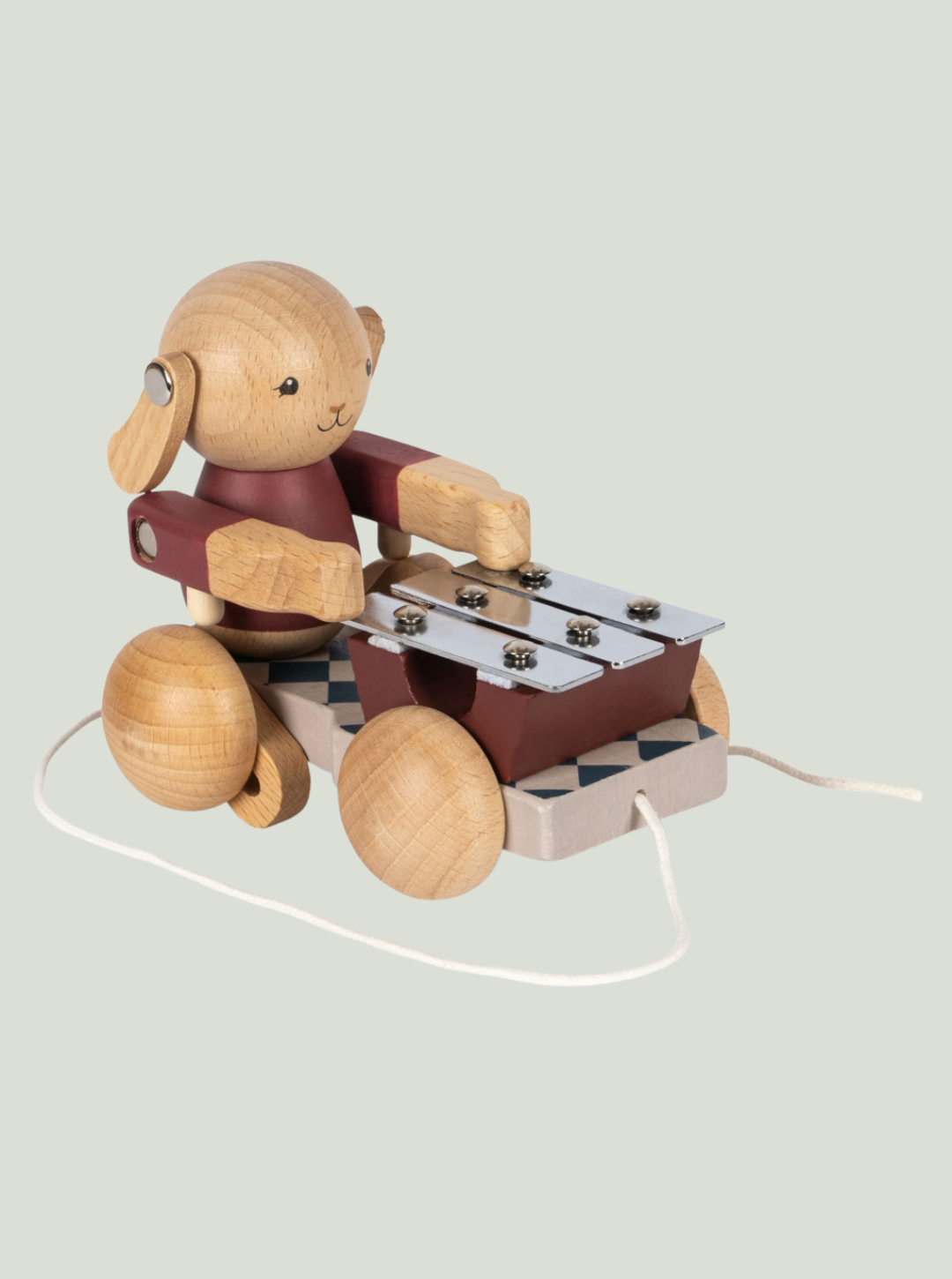 Drewniana zabawka, grający Króliczek KONGES SLØJD