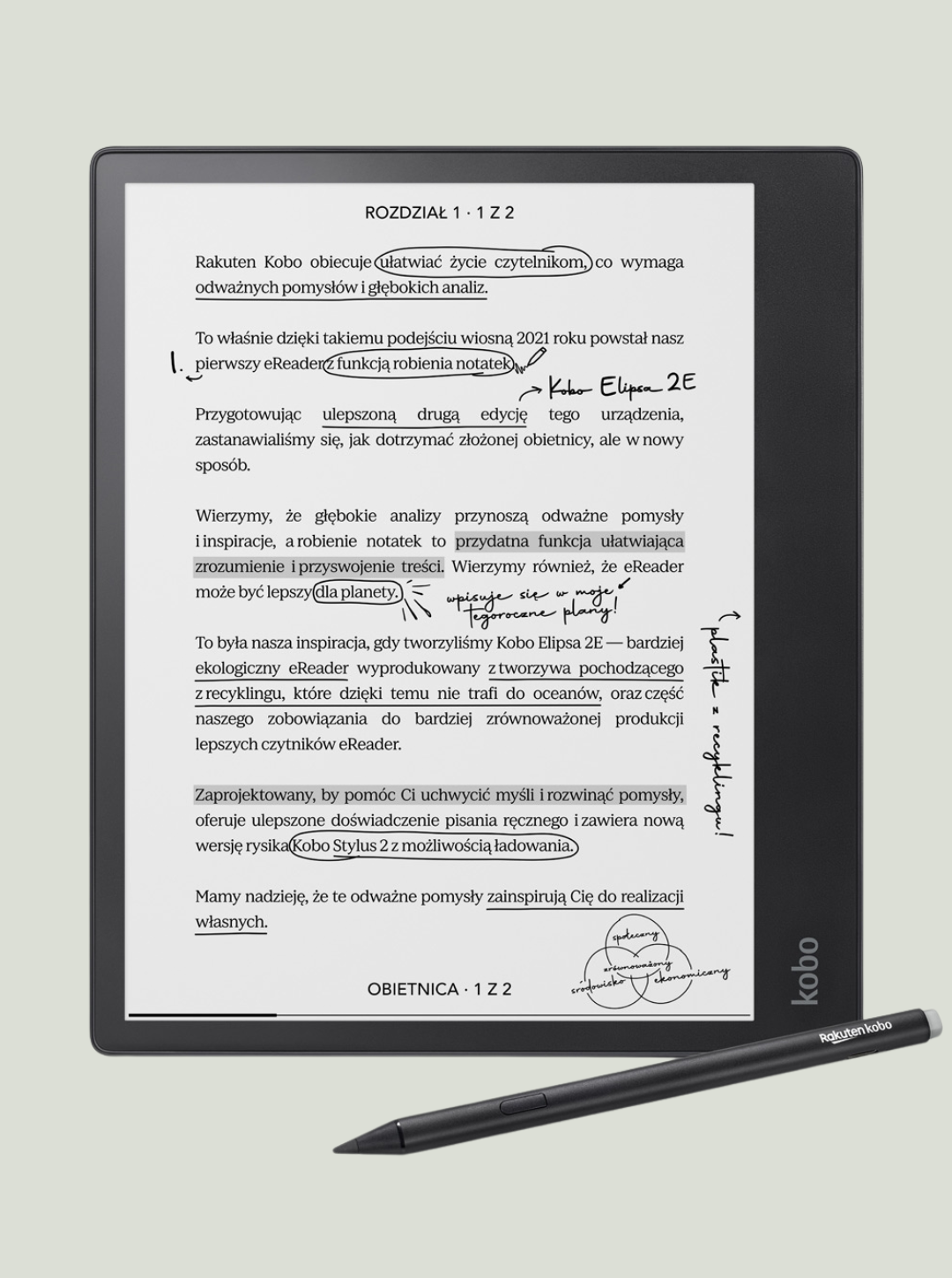 Czytnik e-book Kobo Elipsa 2E czarny