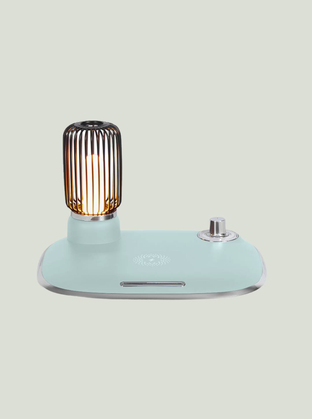 Lampka nocna z ładowarką indukcyjną Miętowa LIVOO