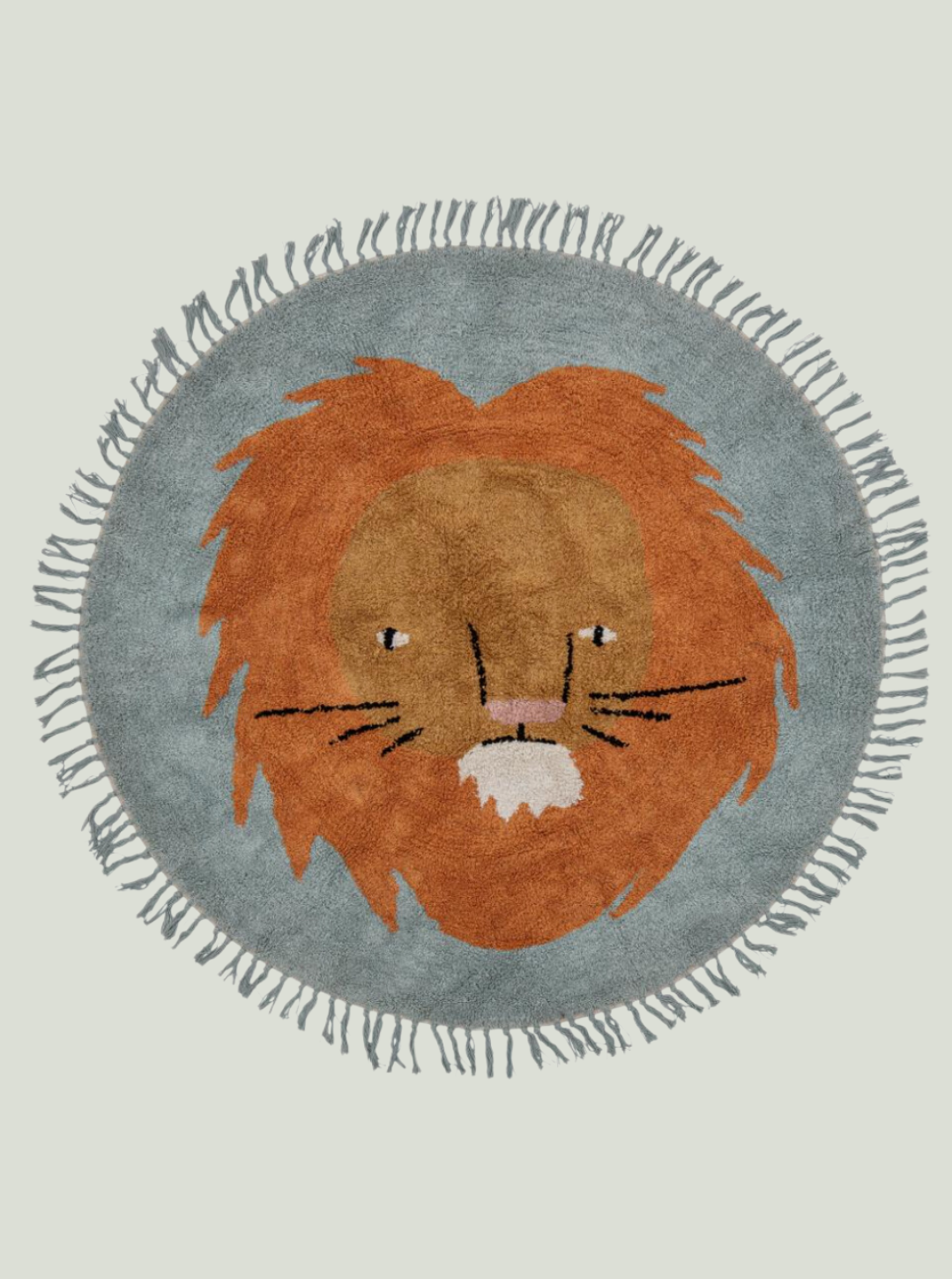 Dywan Leroy, niebieski, bawełna Bloomingville MINI