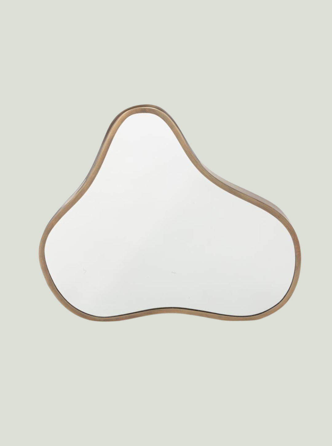 Lustro ścienne Abigail, mosiądz, metal BLOOMINGVILLE