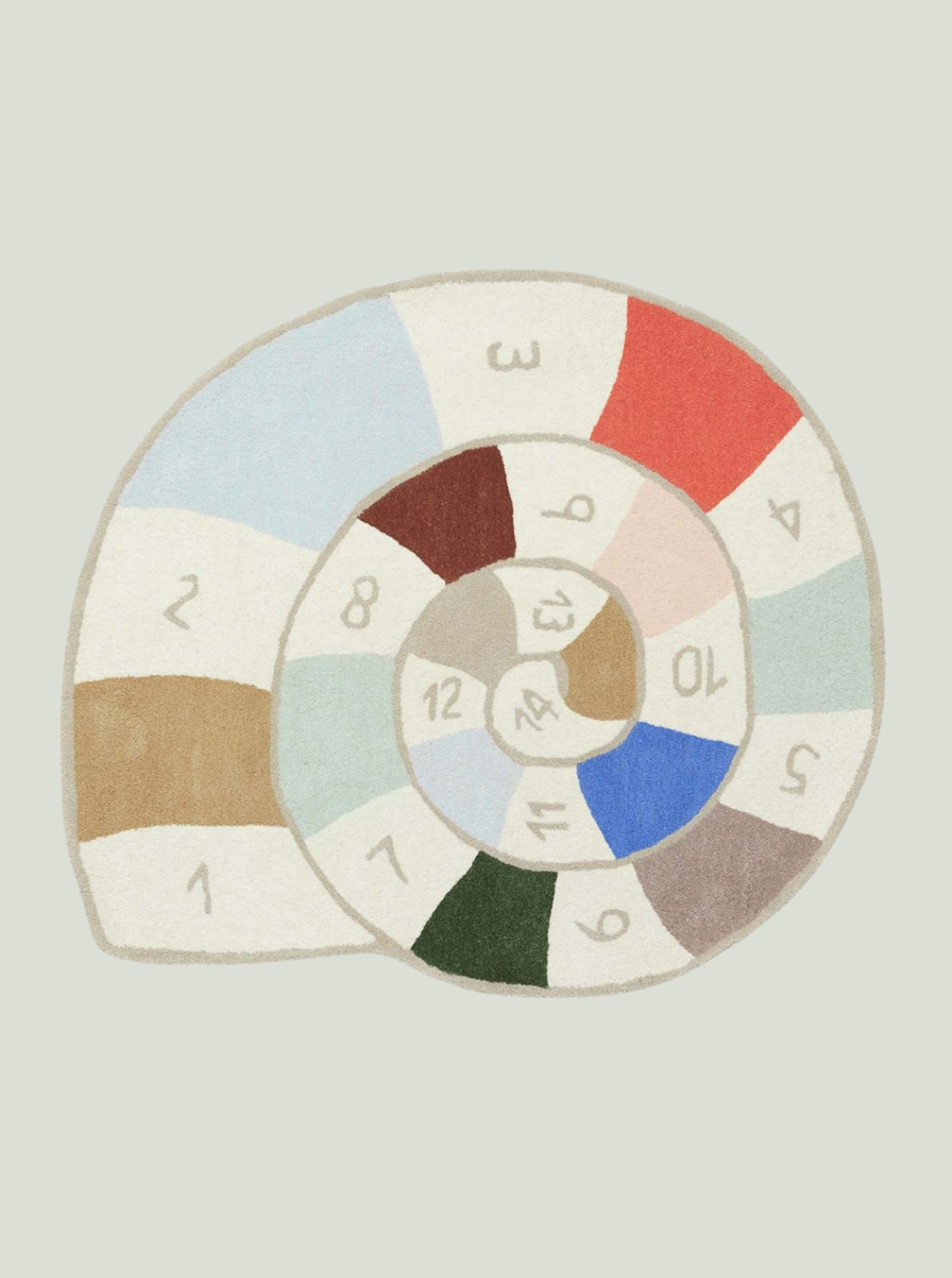 Dywan Nautilus Hopscotch Rug Multi OYOY Mini