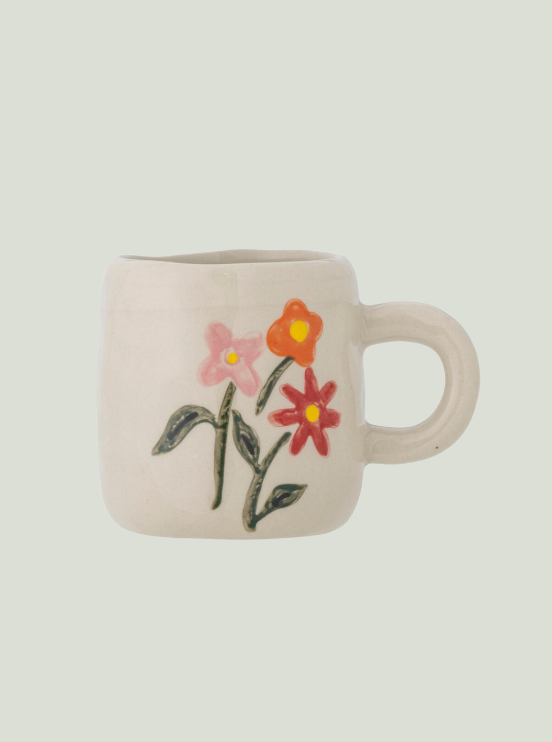 Kubek Millie Cup, biały, kamionkowy Bloomingville MINI