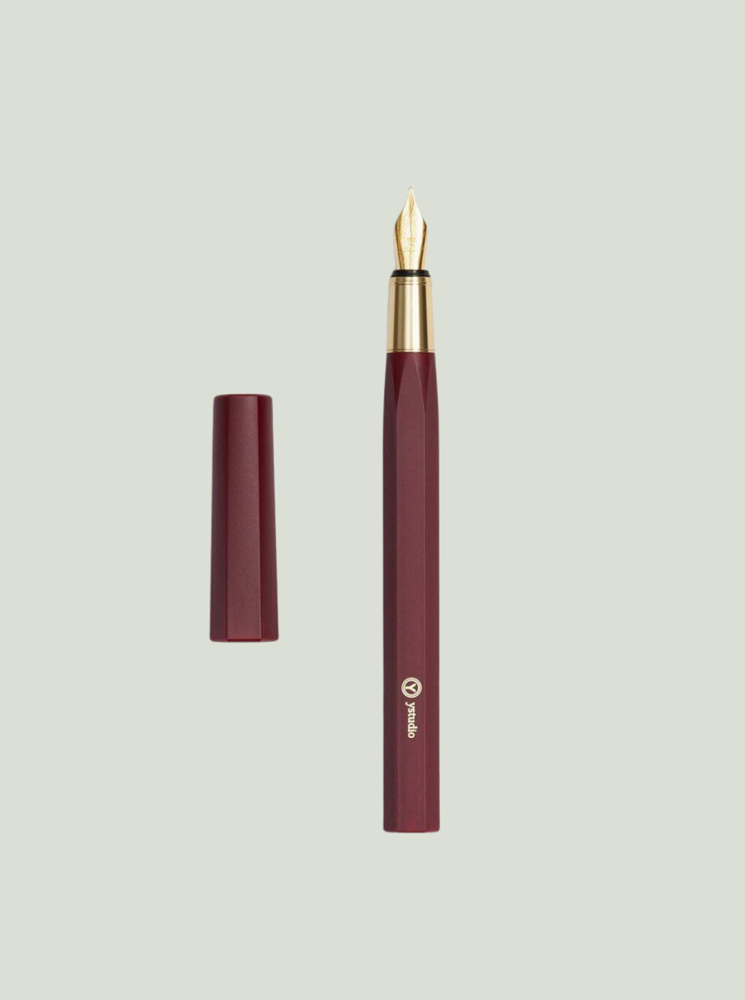 Żywiczne pióro wieczne Red stalówka F - YSTUDIO