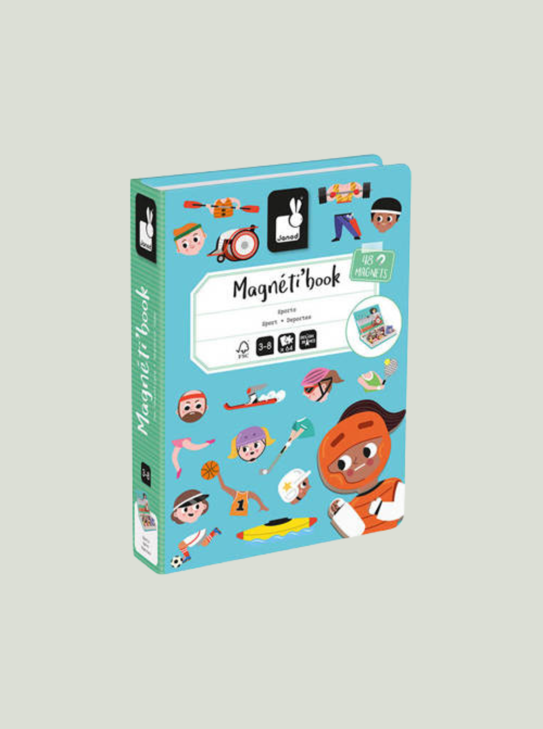 Magnetyczna układanka Sport Magnetibook JANOD