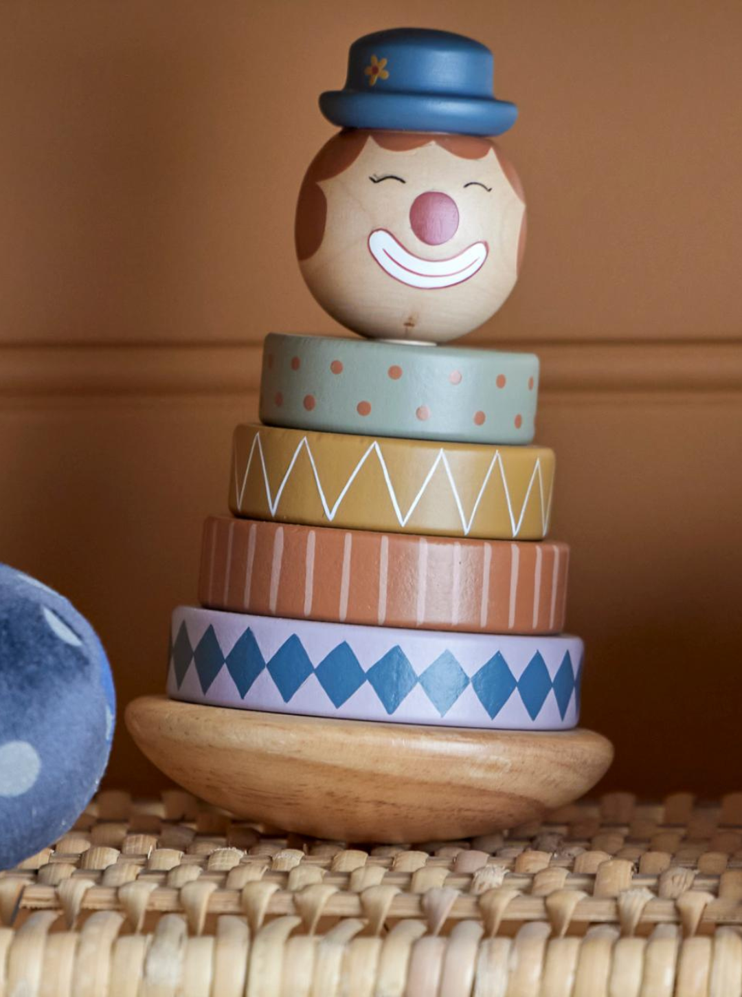 Zabawka aktywna Sigfred, brązowa, FSC 100%, MDF Bloomingville Mini